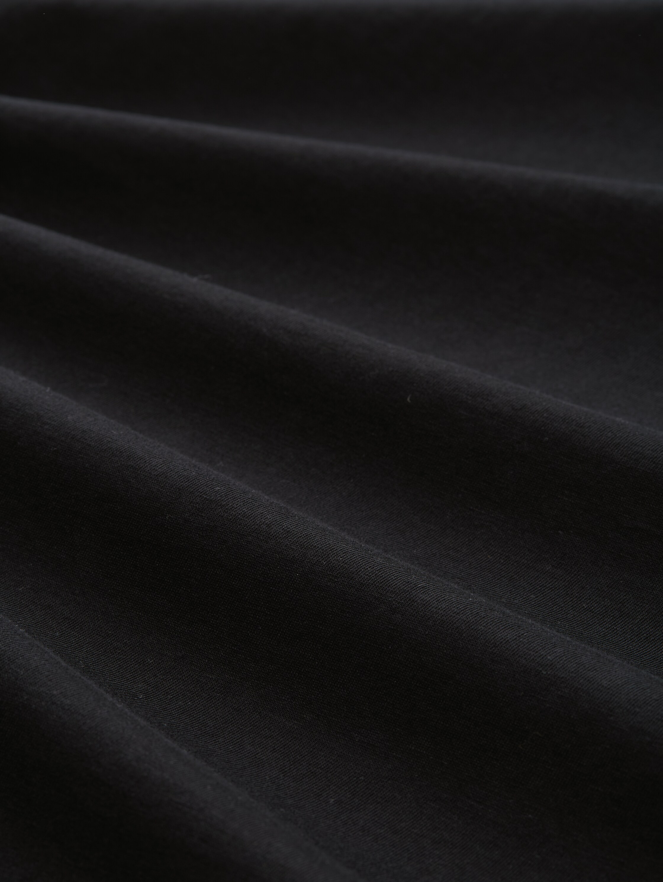 Basic T-Shirt mit Logo-Print - black_fake_leather - 