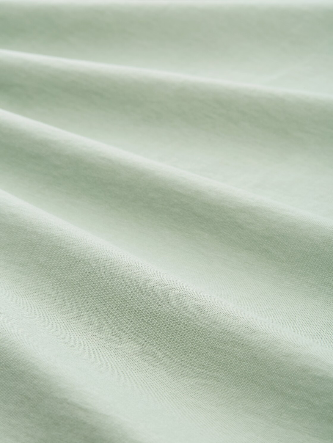 Basic T-Shirt mit Logo-Print - ice mint green - Material-Ansicht