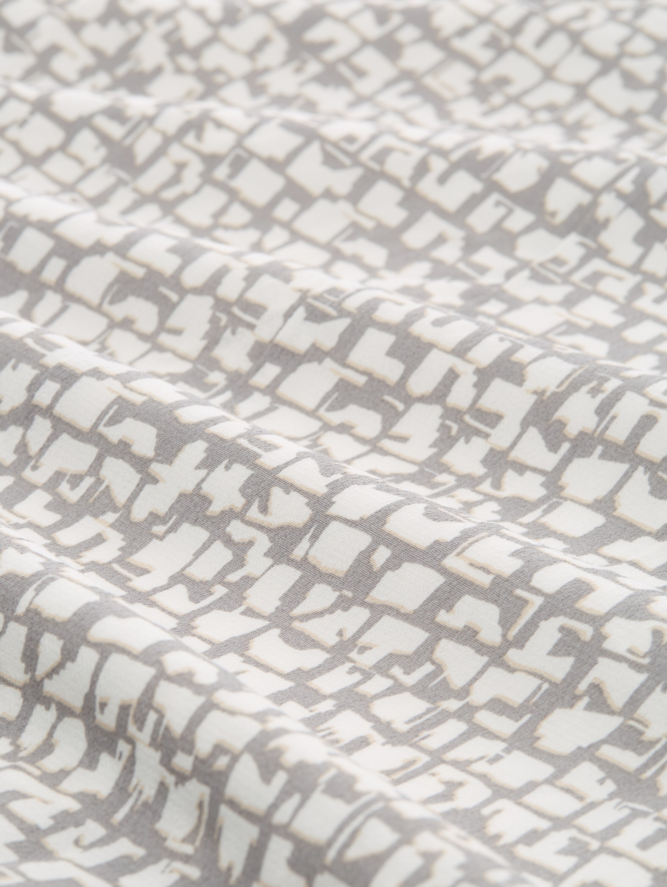 Gedessineerde maxi-jurk met LENZING™ ECOVERO™ - neutral_tile_design - 
