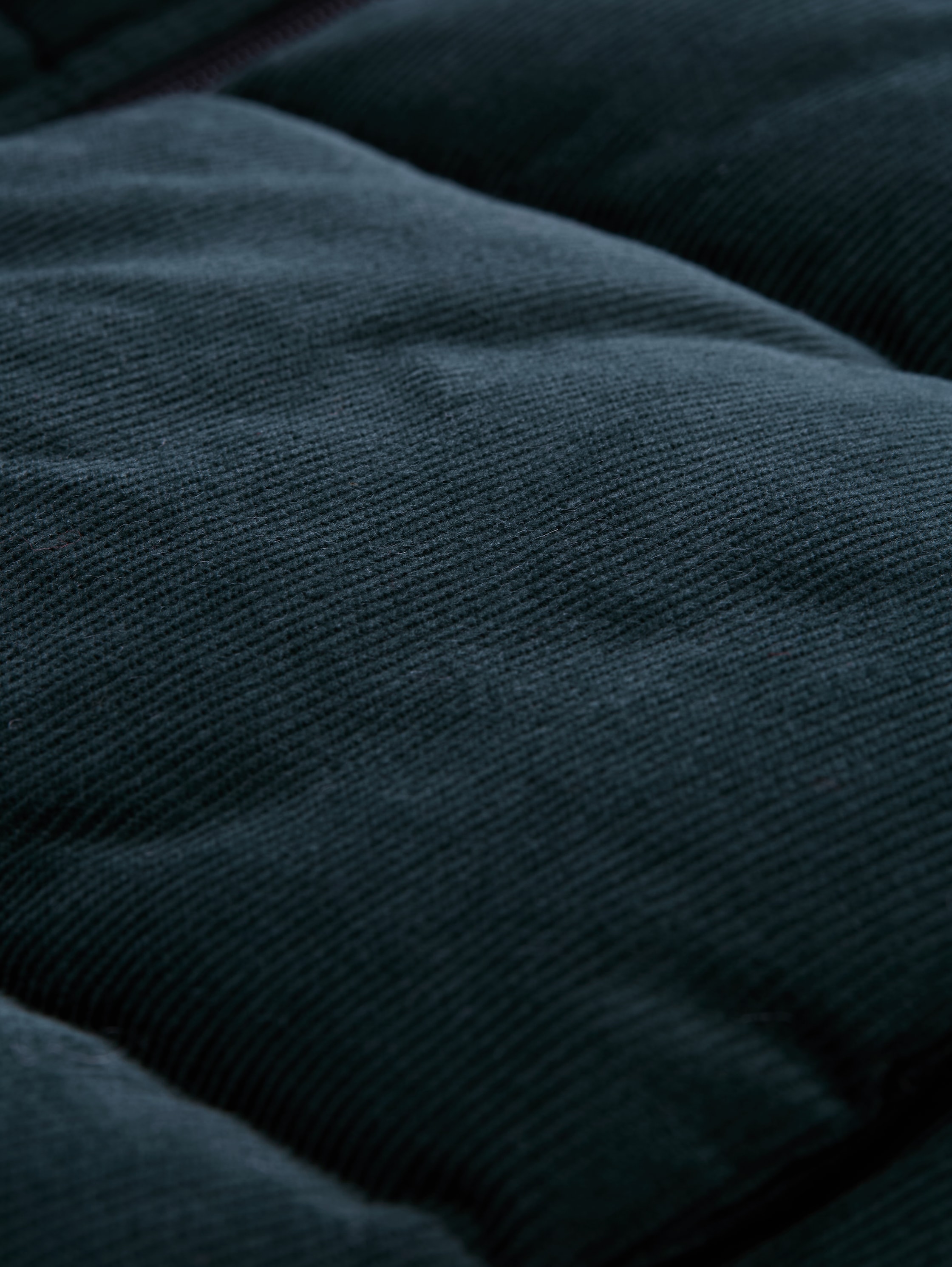 Relaxed-fit corduroy puffer vest - dark_gable_green - 