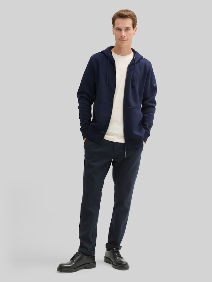 Basic Hoodie Sweatjacke von Men, sky captain blue