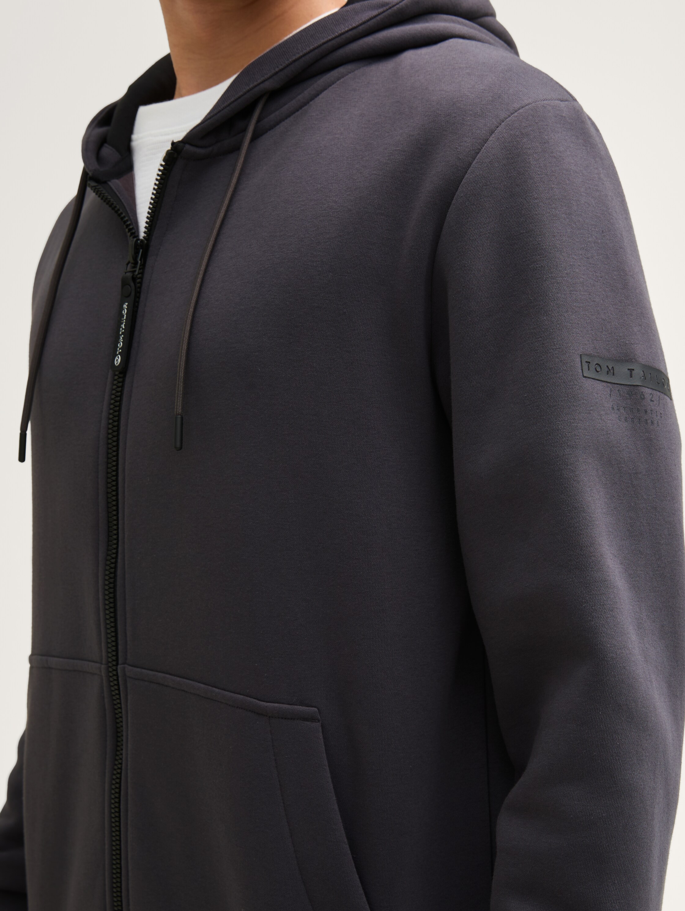 Basic Sweatjacke - 5