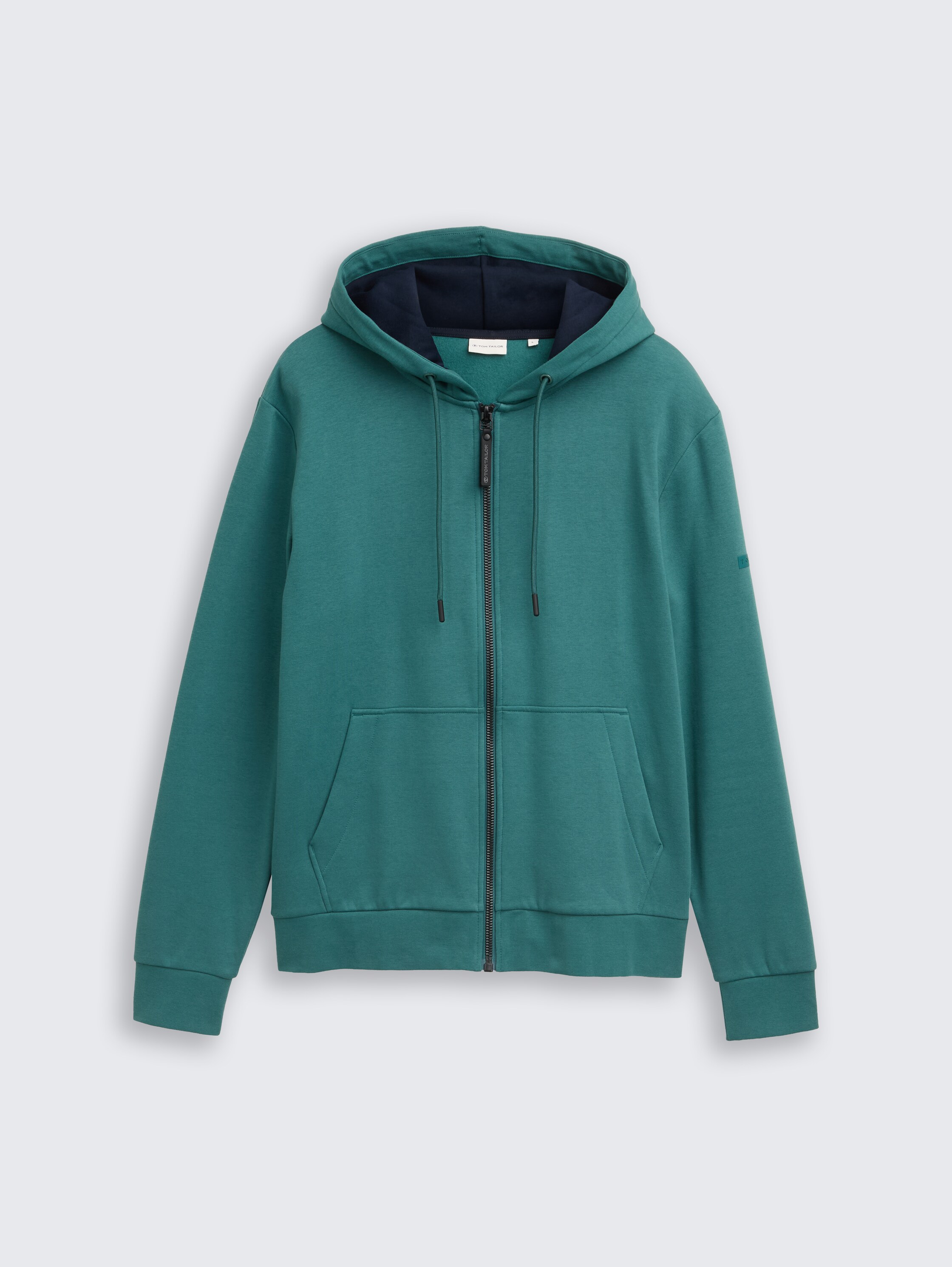 Basic sweatshirt met capuchon - jasper_green - 