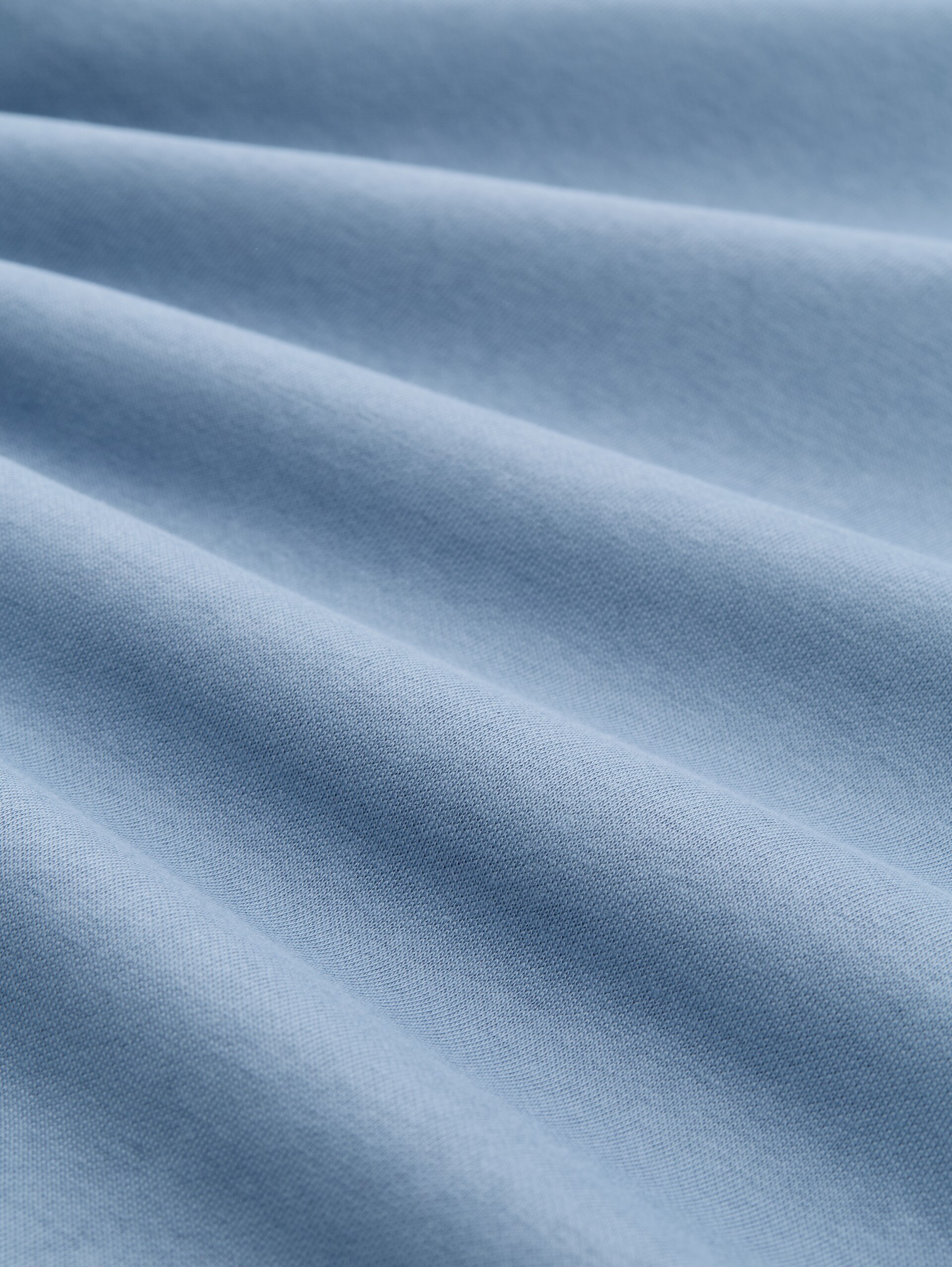 Basic hoodie sweatshirt - faded denim blue - Material view