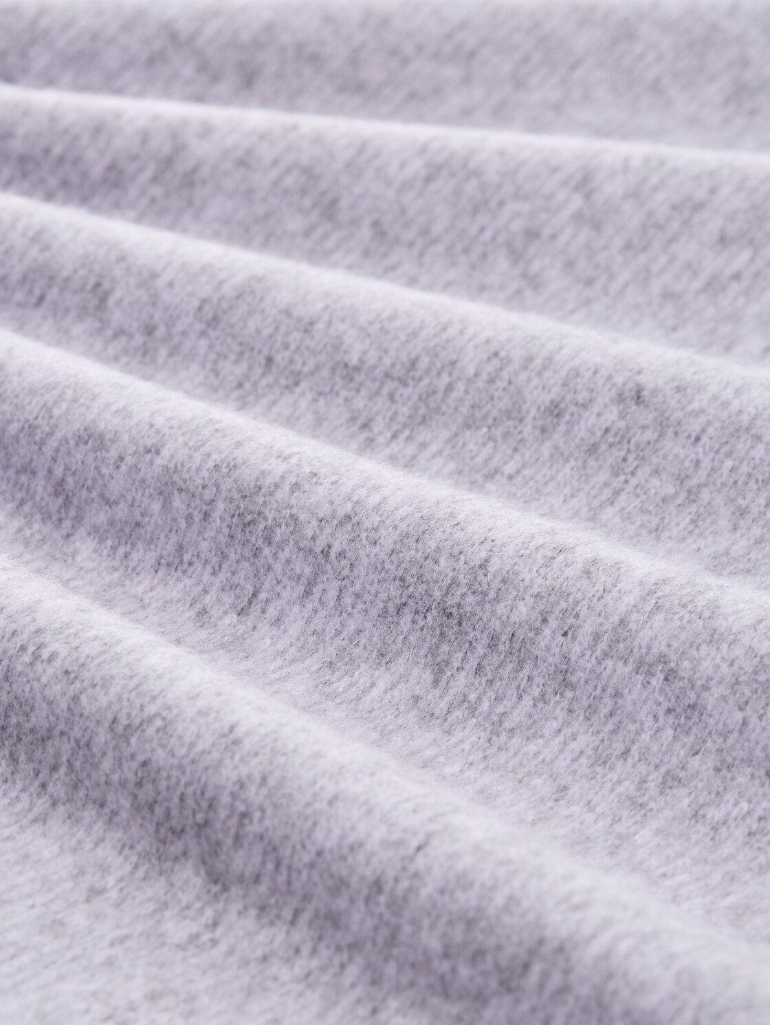 Plus Size - Soft-Touch Sweatshirt mit Knopfdetails - soft lavender melange - Material-Ansicht