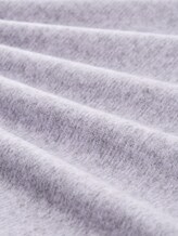 Plus Size - Soft-Touch Sweatshirt mit Knopfdetails - soft lavender melange - Material-Ansicht