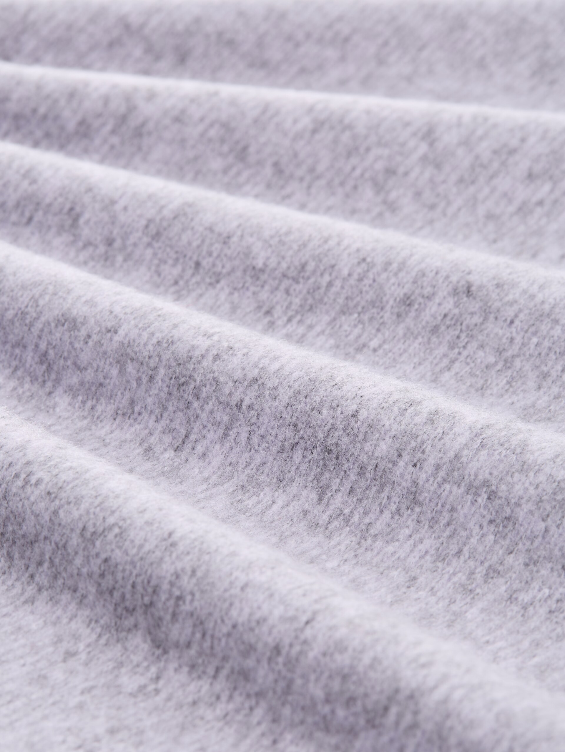 Plus Size - Soft-touch sweatshirt with button details - soft lavender melange - Material view