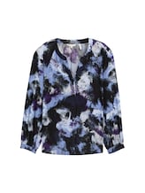 Ausgewählt, Plus Size - Loose Fit Bluse aus Viskose von Tom Tailor, blau