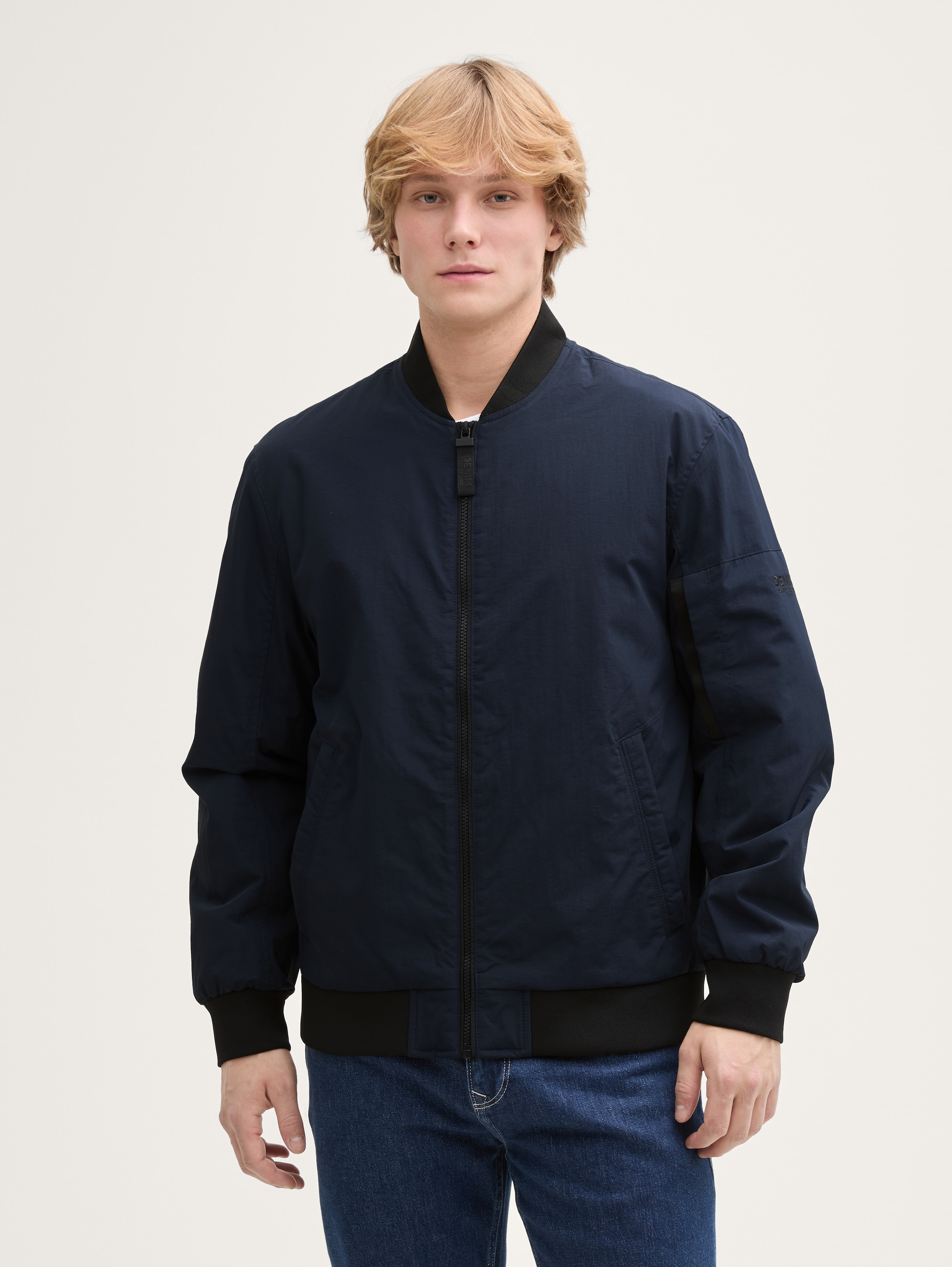 Jeans Giacca Autunnale Uomo Elegante Moda Autunno Moda Elegante