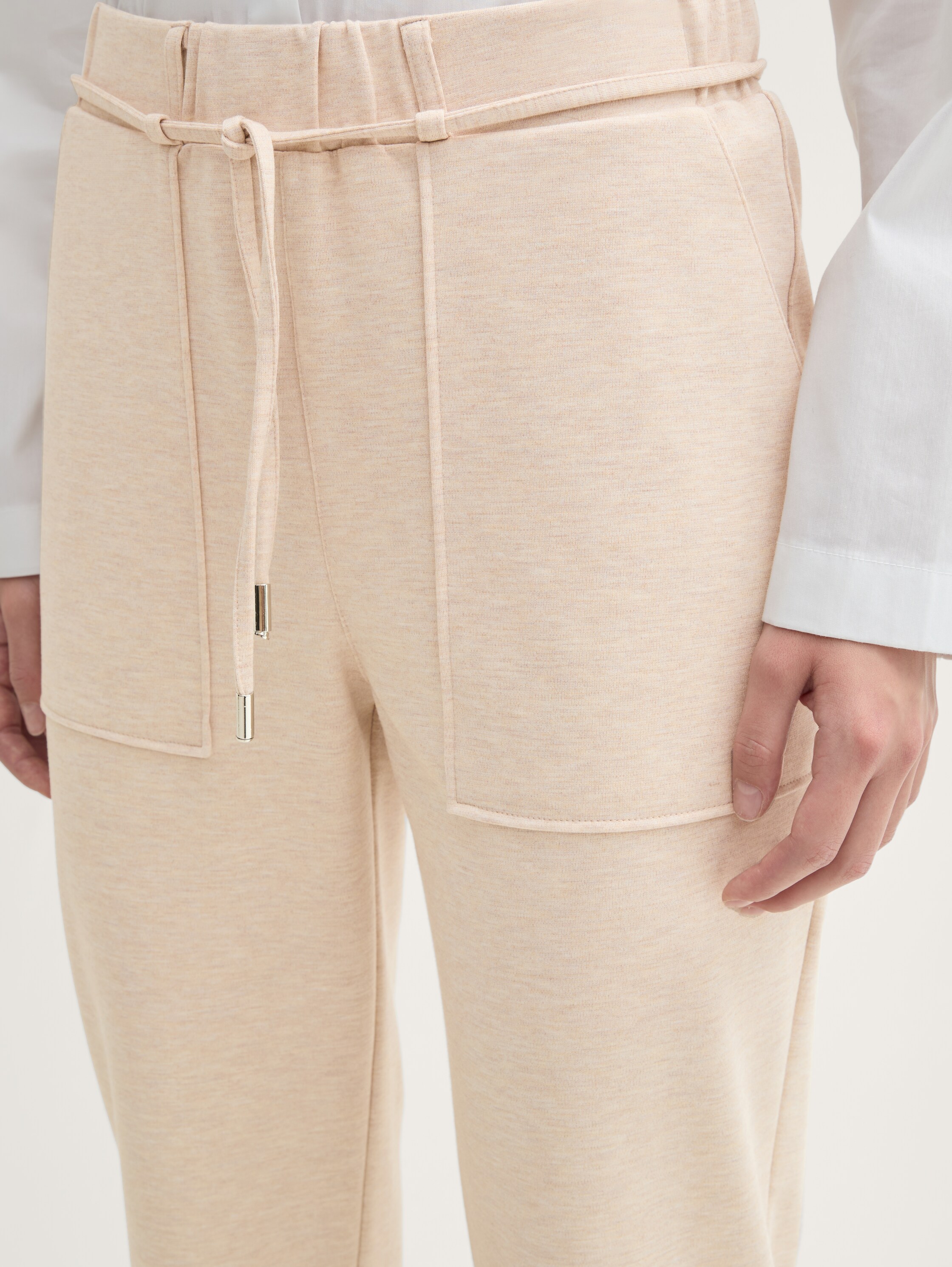 Basic Joggpants - light_camel_melange - 