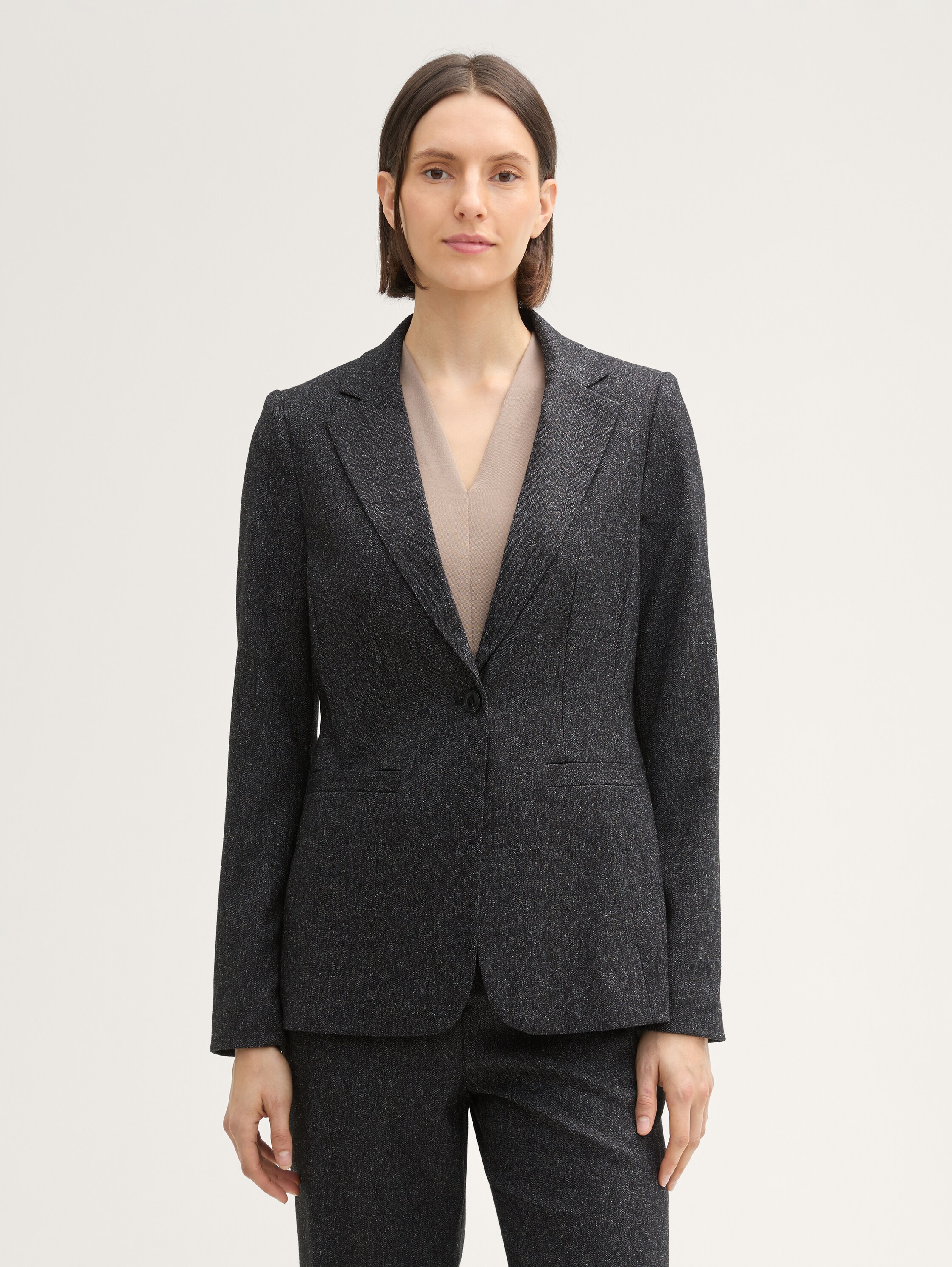 Blazer in Melange-Optik - 2