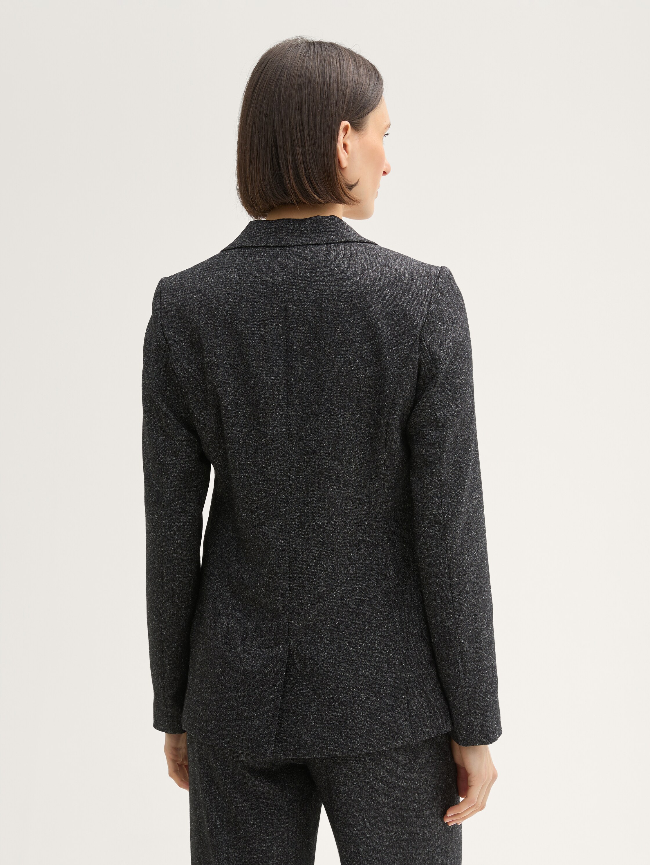 Blazer in Melange-Optik - 3