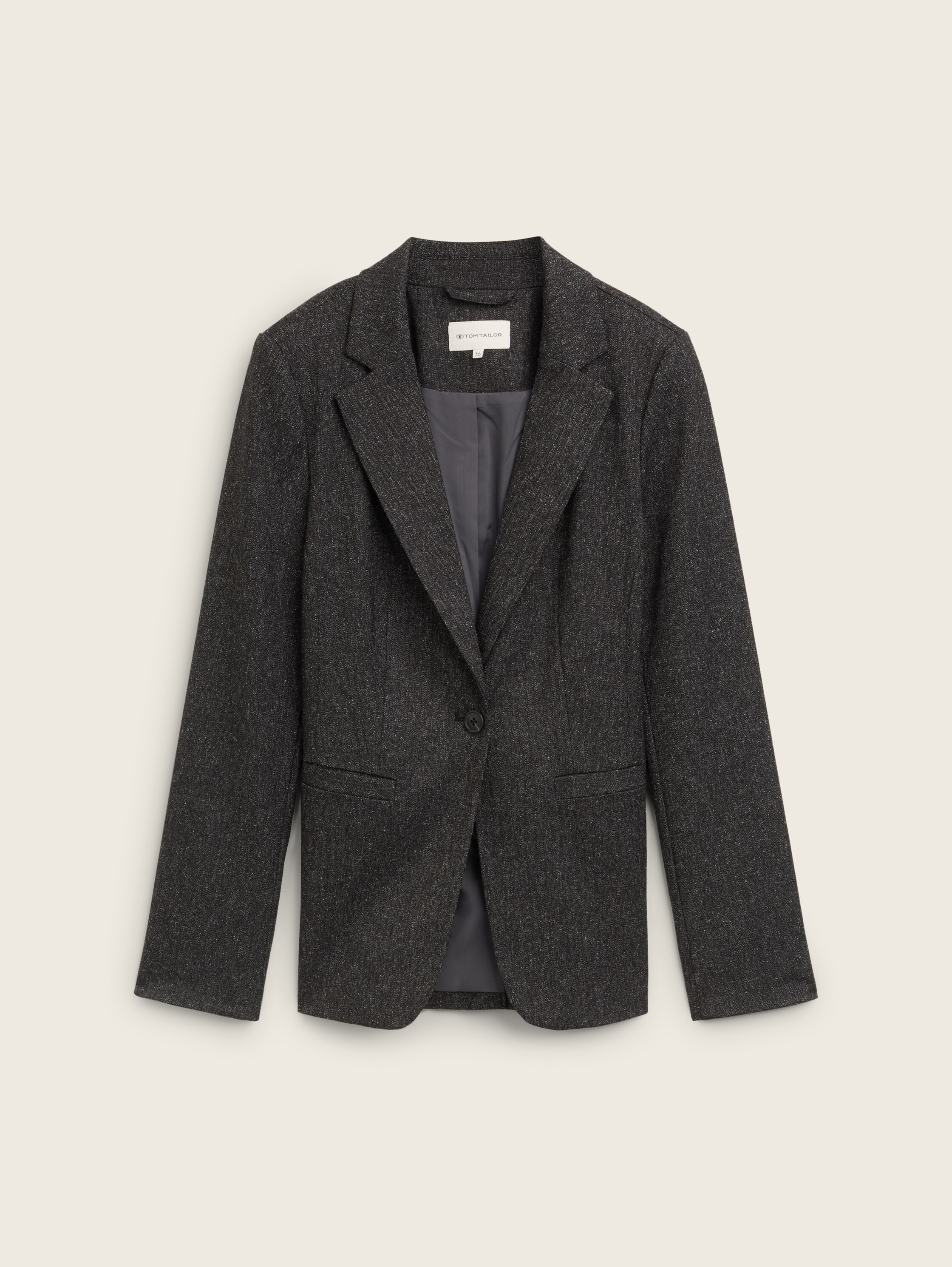 Blazer in Melange-Optik - 4
