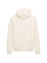 Geselecteerd, Hoodie met print door Tom Tailor, wit