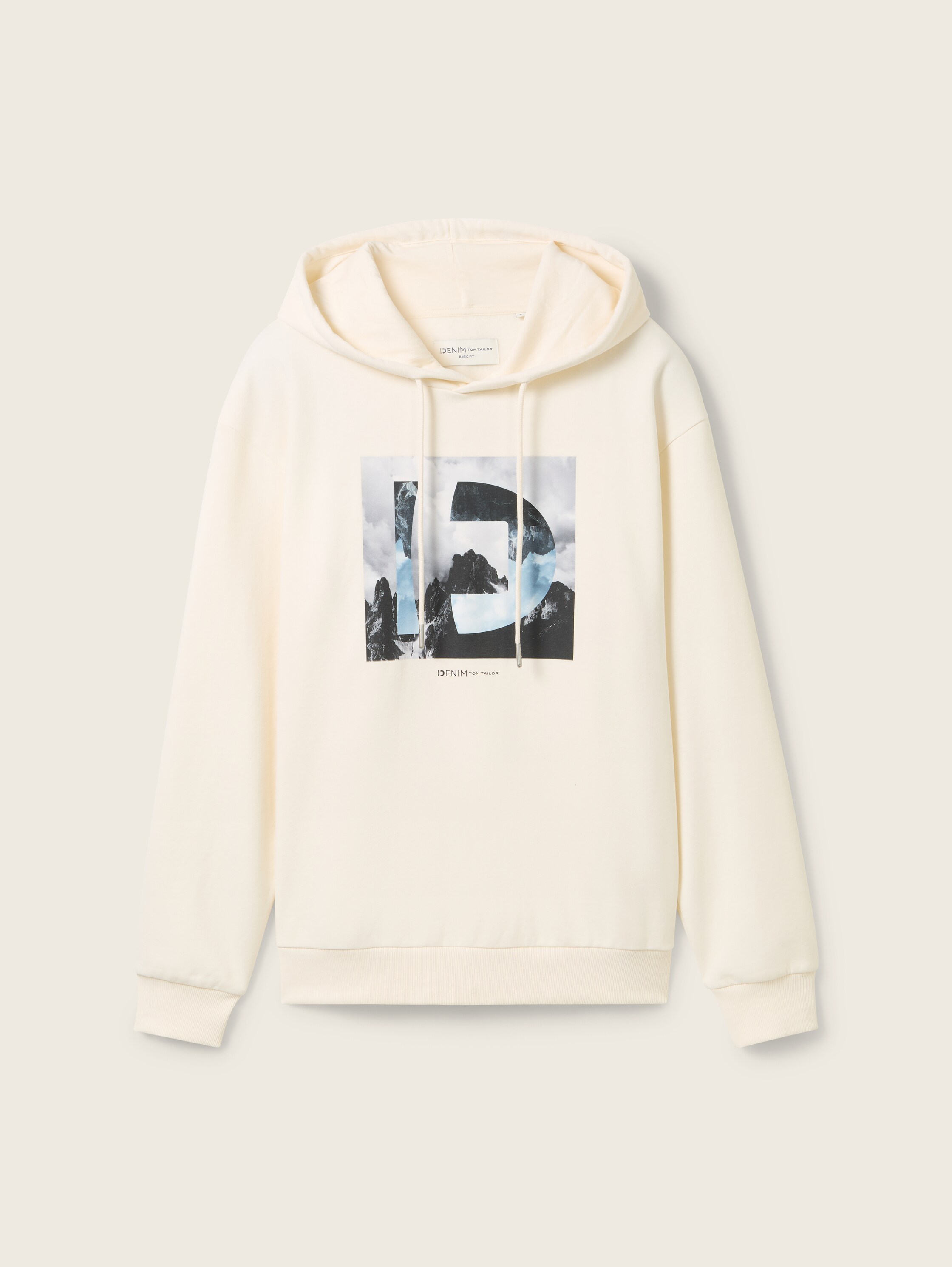 Hoodie Sweatshirt mit Fotoprint - wool_white - 
