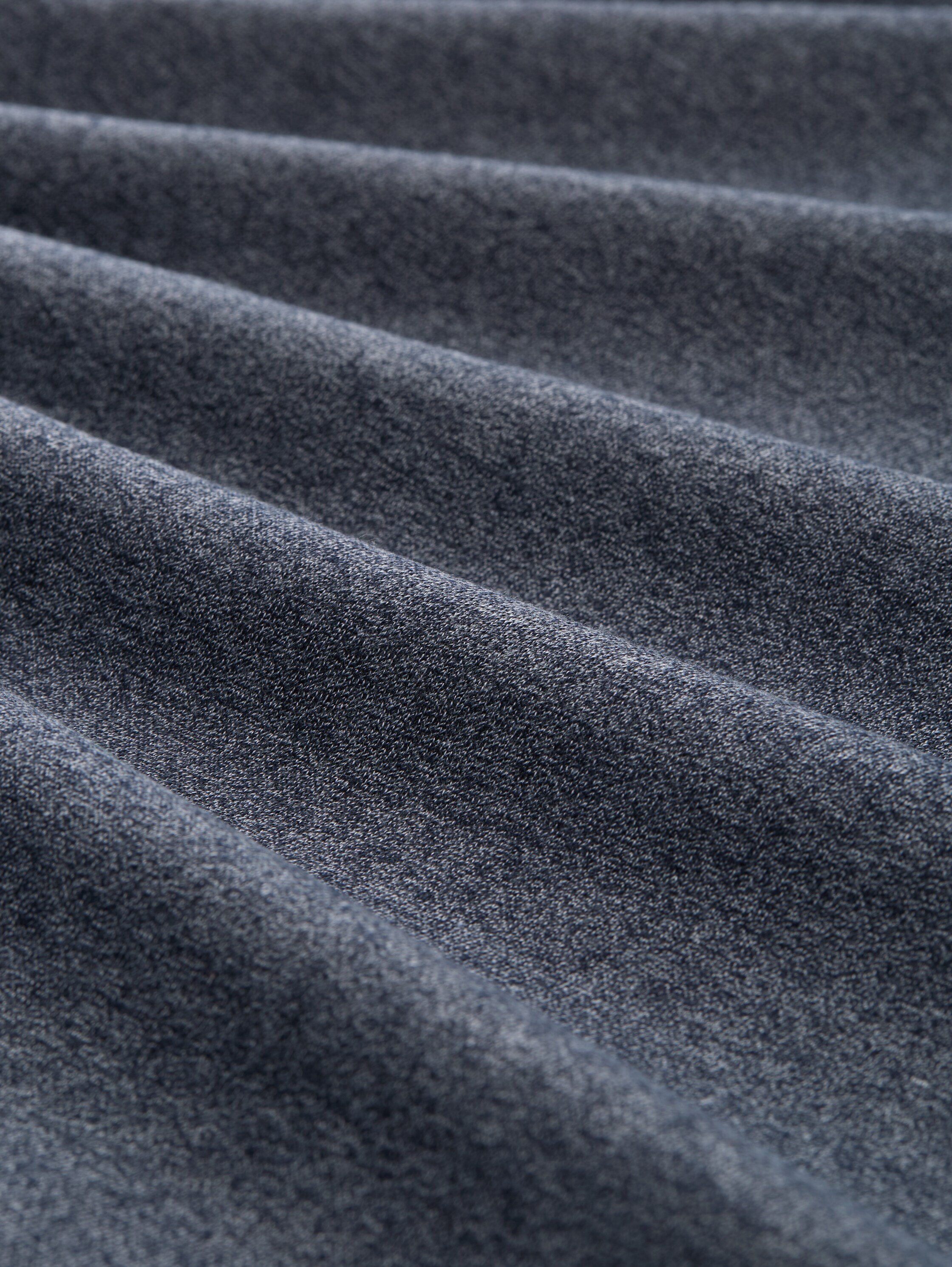 Sweatshirt mit Logo-Details - navy_grindle_structure - 