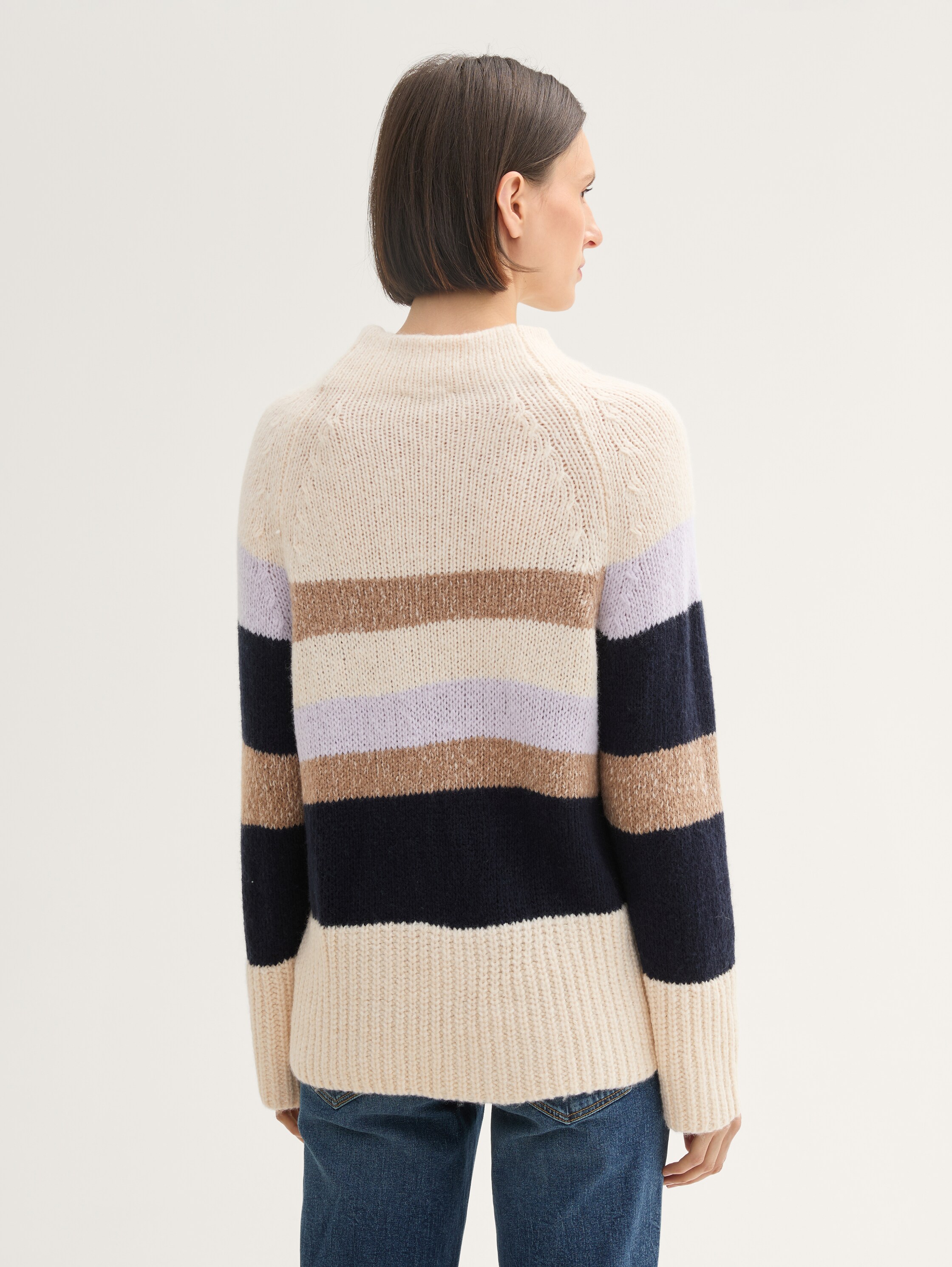 Strickpullover mit Streifenmuster - knit_colorblock_stripe - 