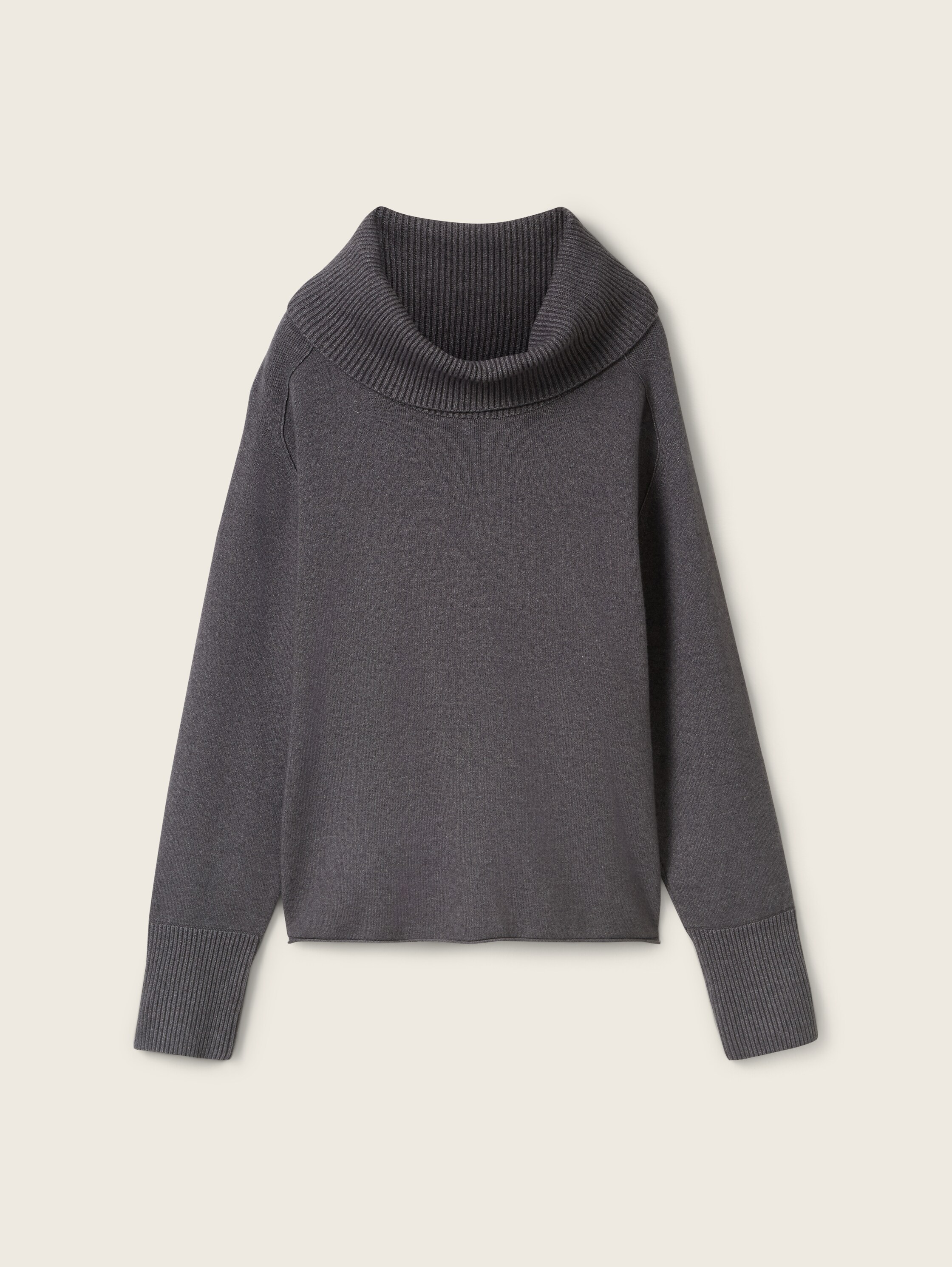 Rollkragenpullover mit LENZING™ ECOVERO™ - 4