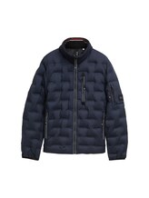 Nicht ausgewählt, Hybrid Lightweight Steppjacke mit Kapuze im Stehkragen von , blau