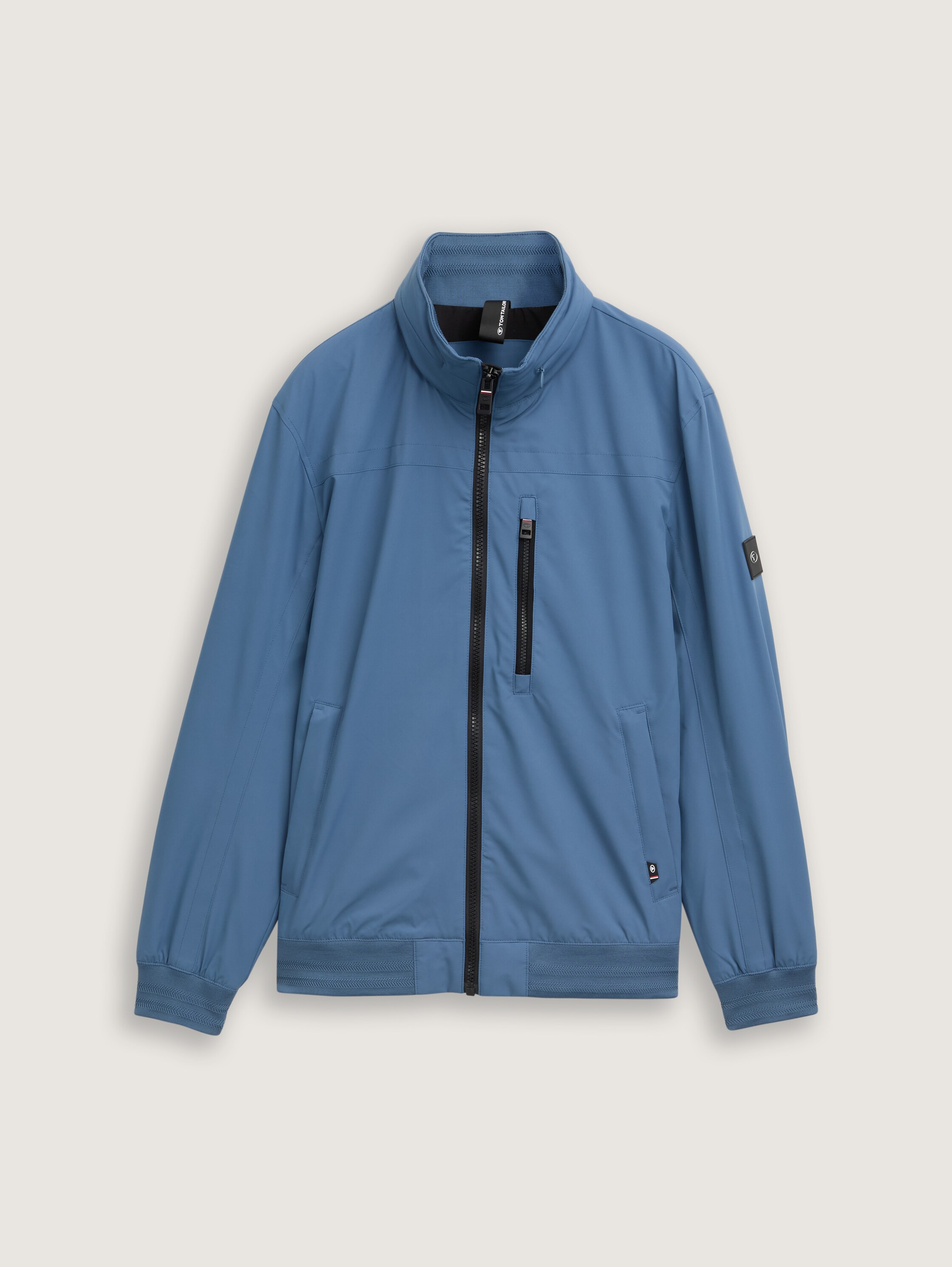 Blouson Jacke mit Kapuze im Stehkragen - mystical_blue - 