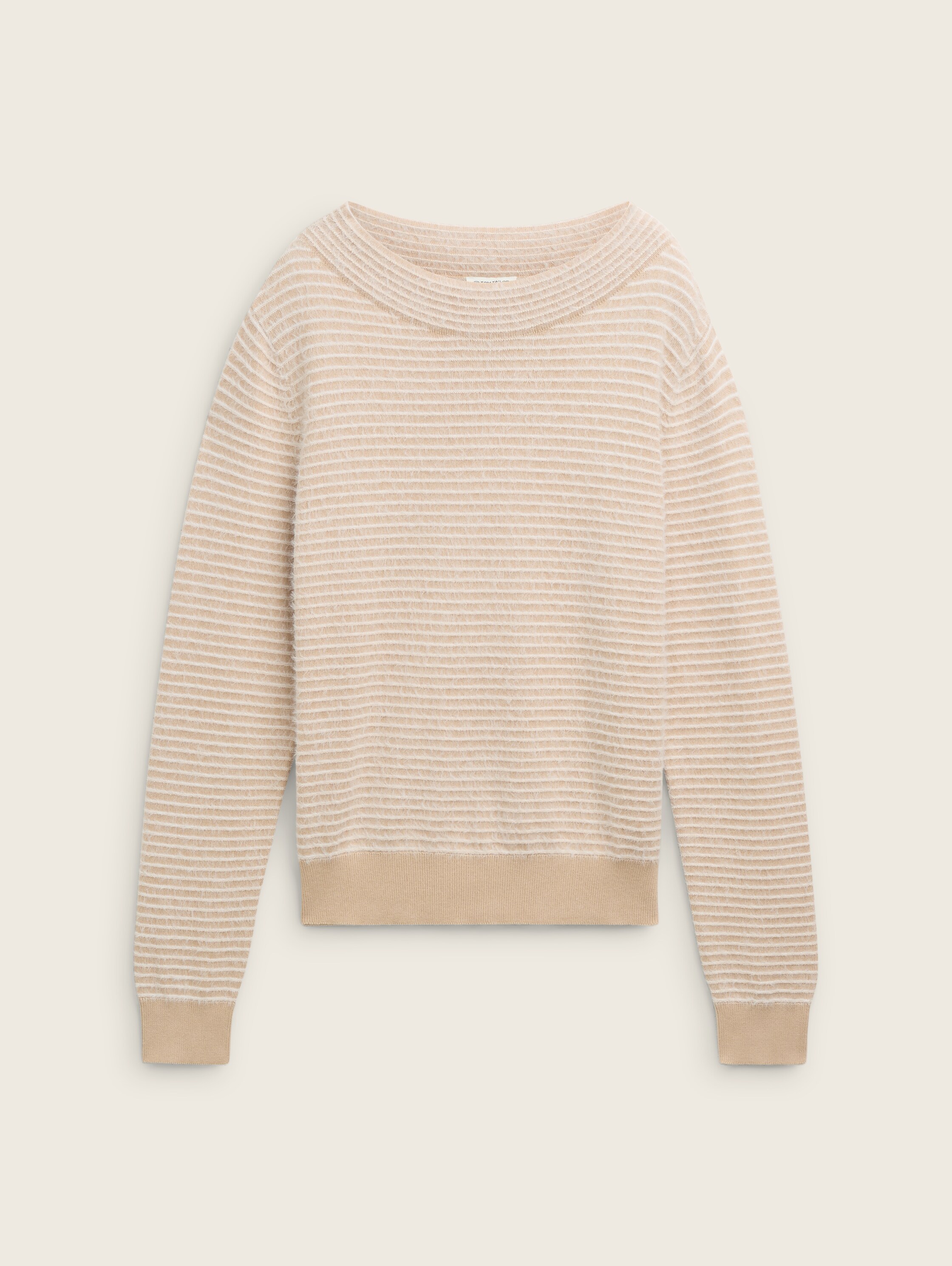 Strickpullover aus Federgarn - doeskin_1 - 