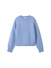 Nicht ausgewählt, Strickpullover mit Pailletten von , blau