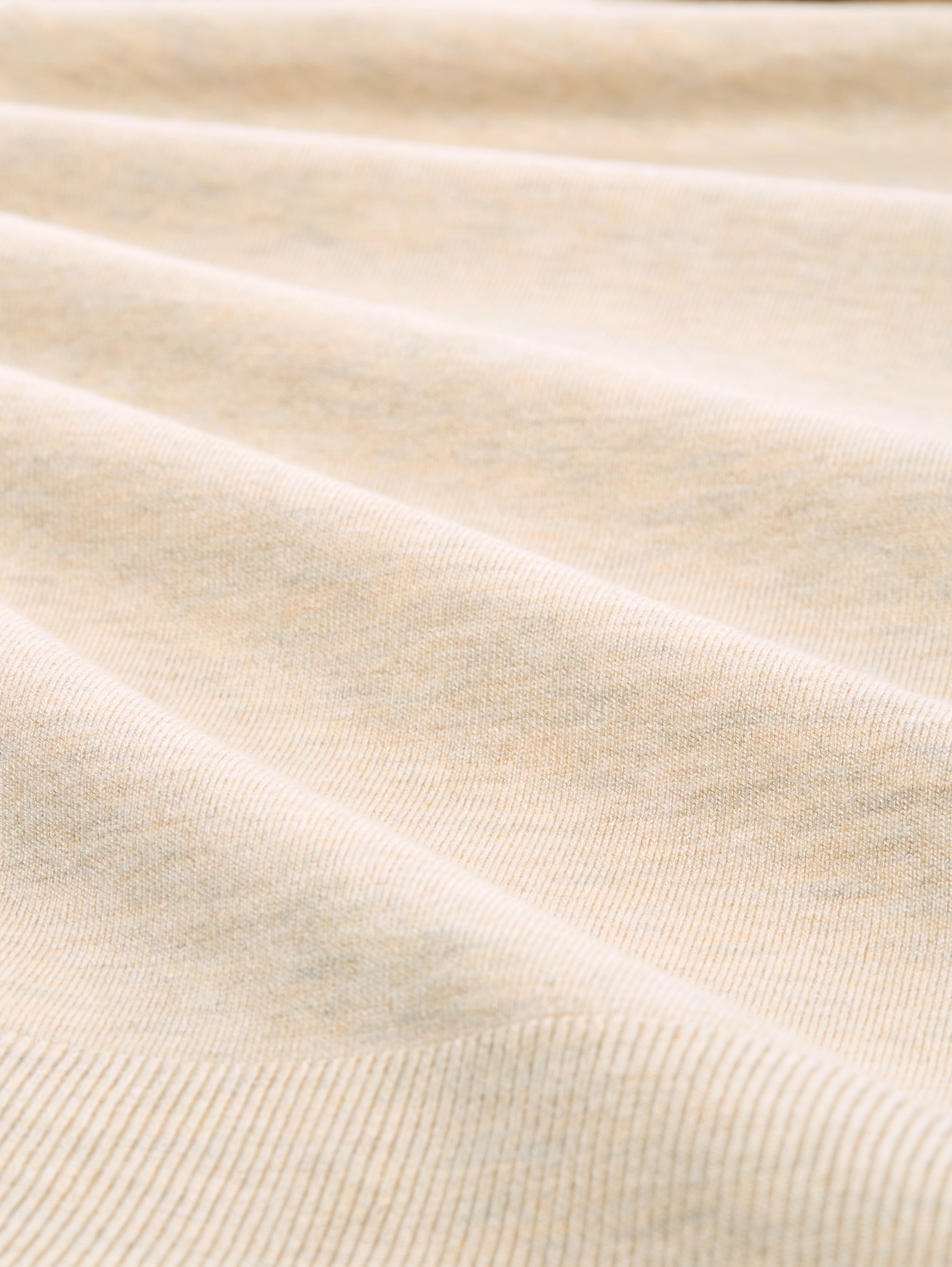 Strickpullover mit Rollkragen - cargo_beige_melange - 