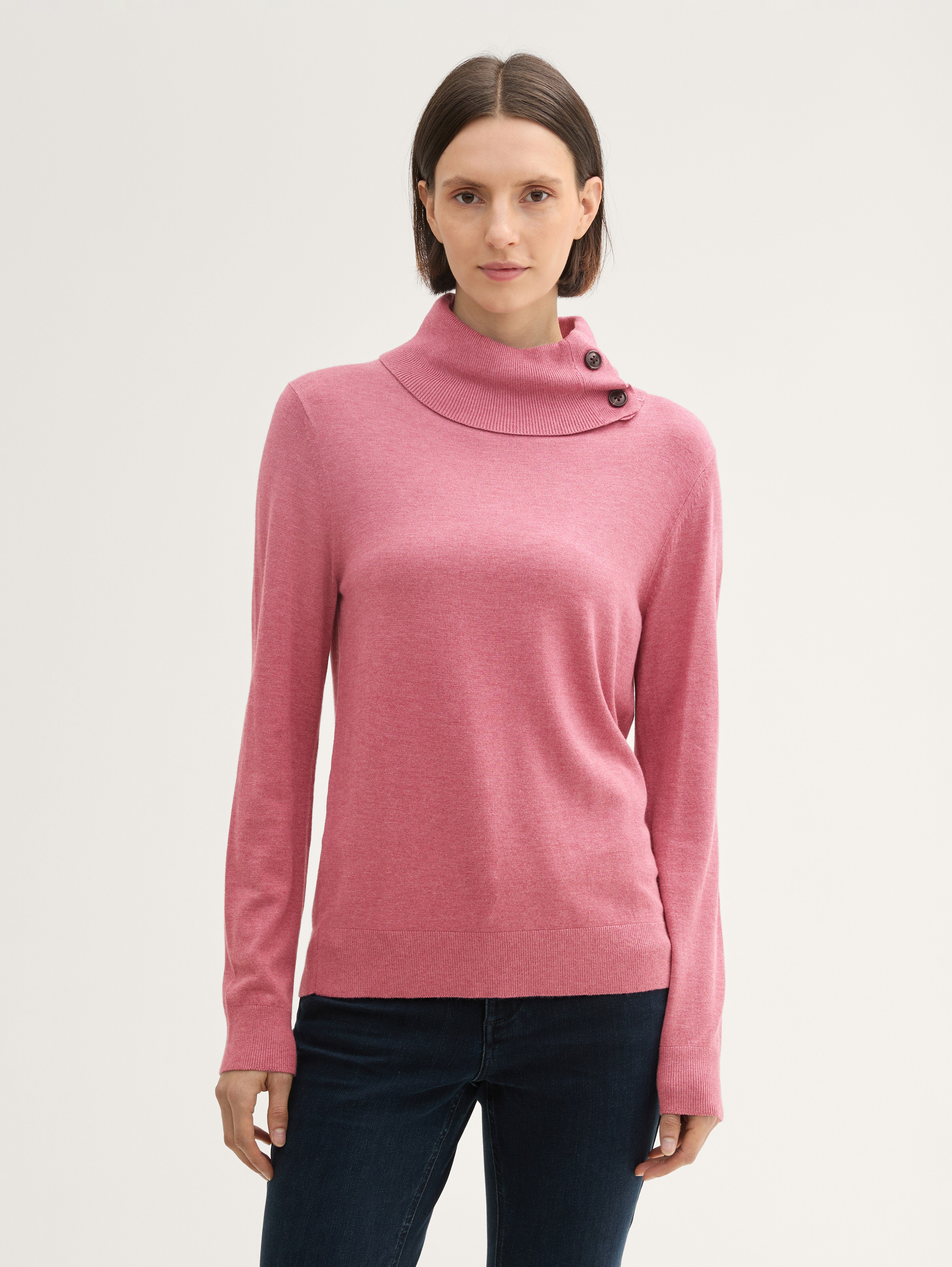 Knitted pullover with a turtleneck by Tom Tailor