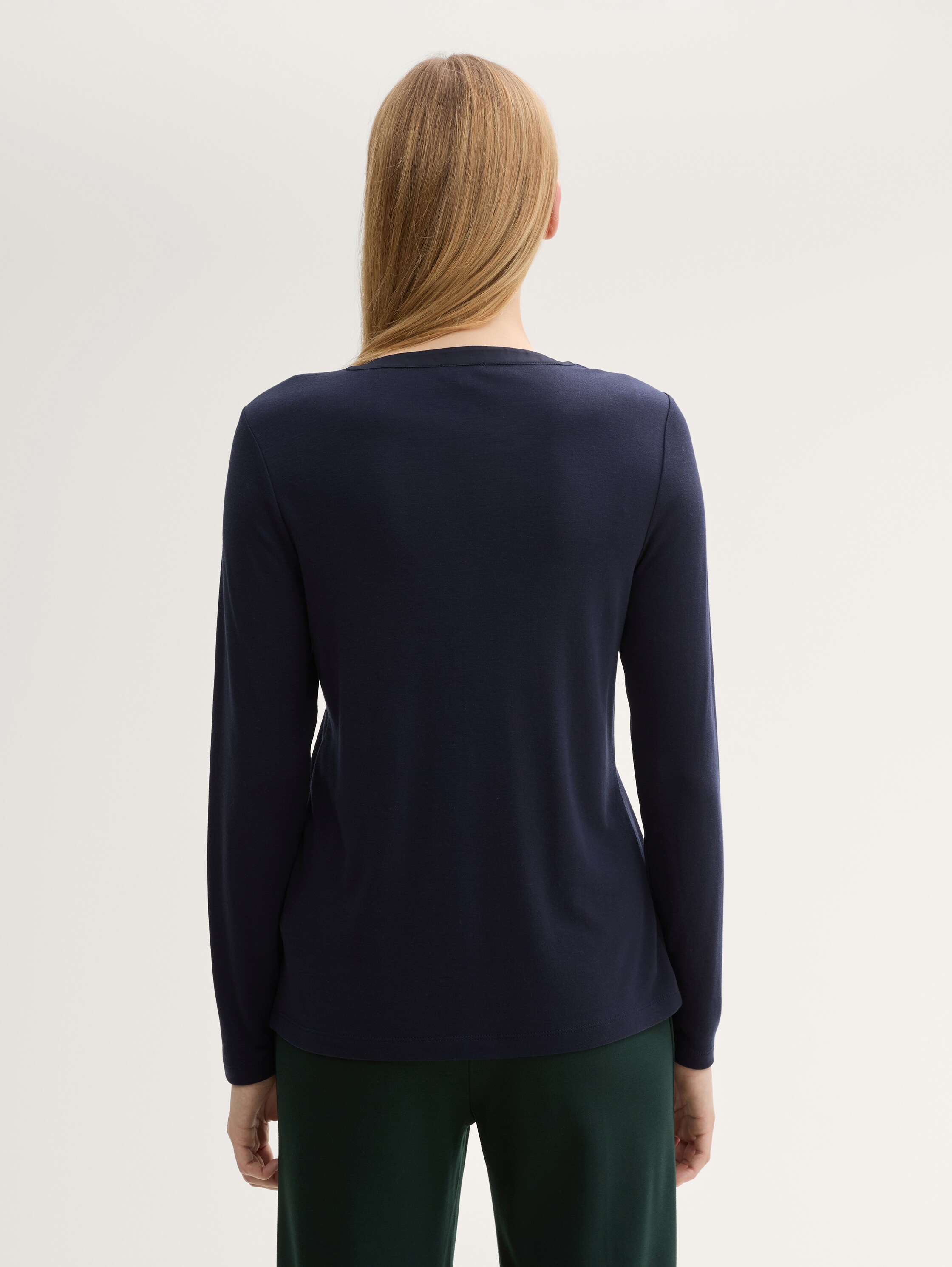 Langarmshirt mit Lyocell - 3