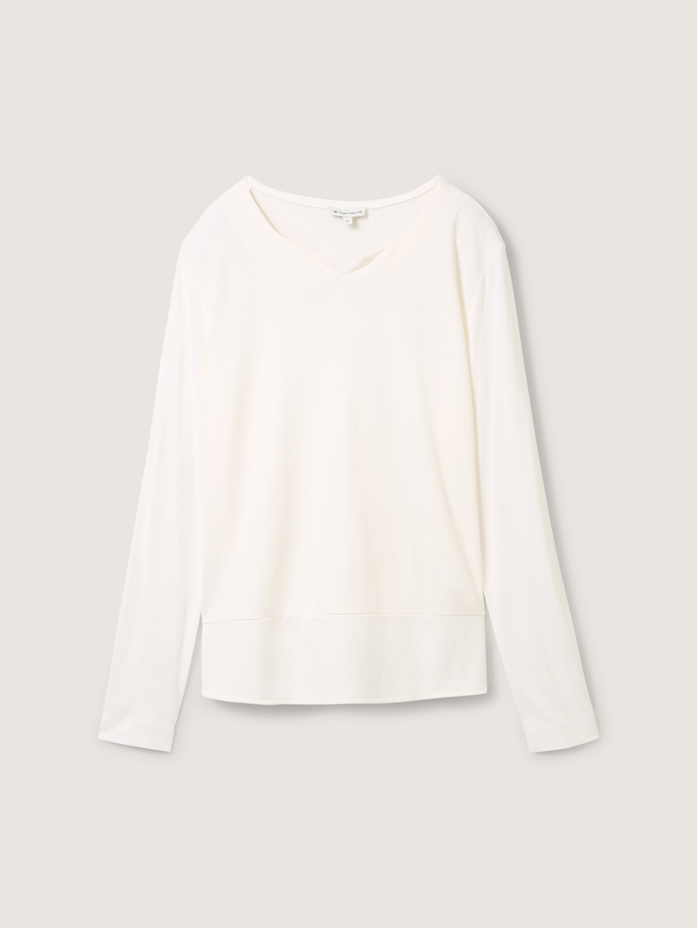 Langarmshirt mit Materialmix - 4