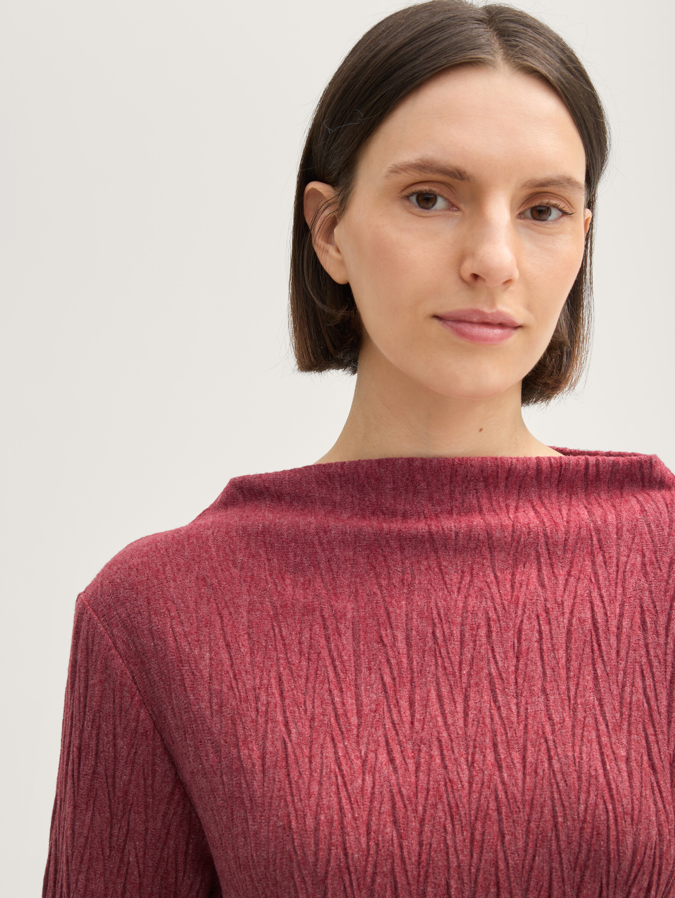 Langarmshirt mit Stehkragen - 5