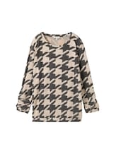 Ausgewählt, Gemustertes 3/4-Arm-Shirt von Tom Tailor, beige