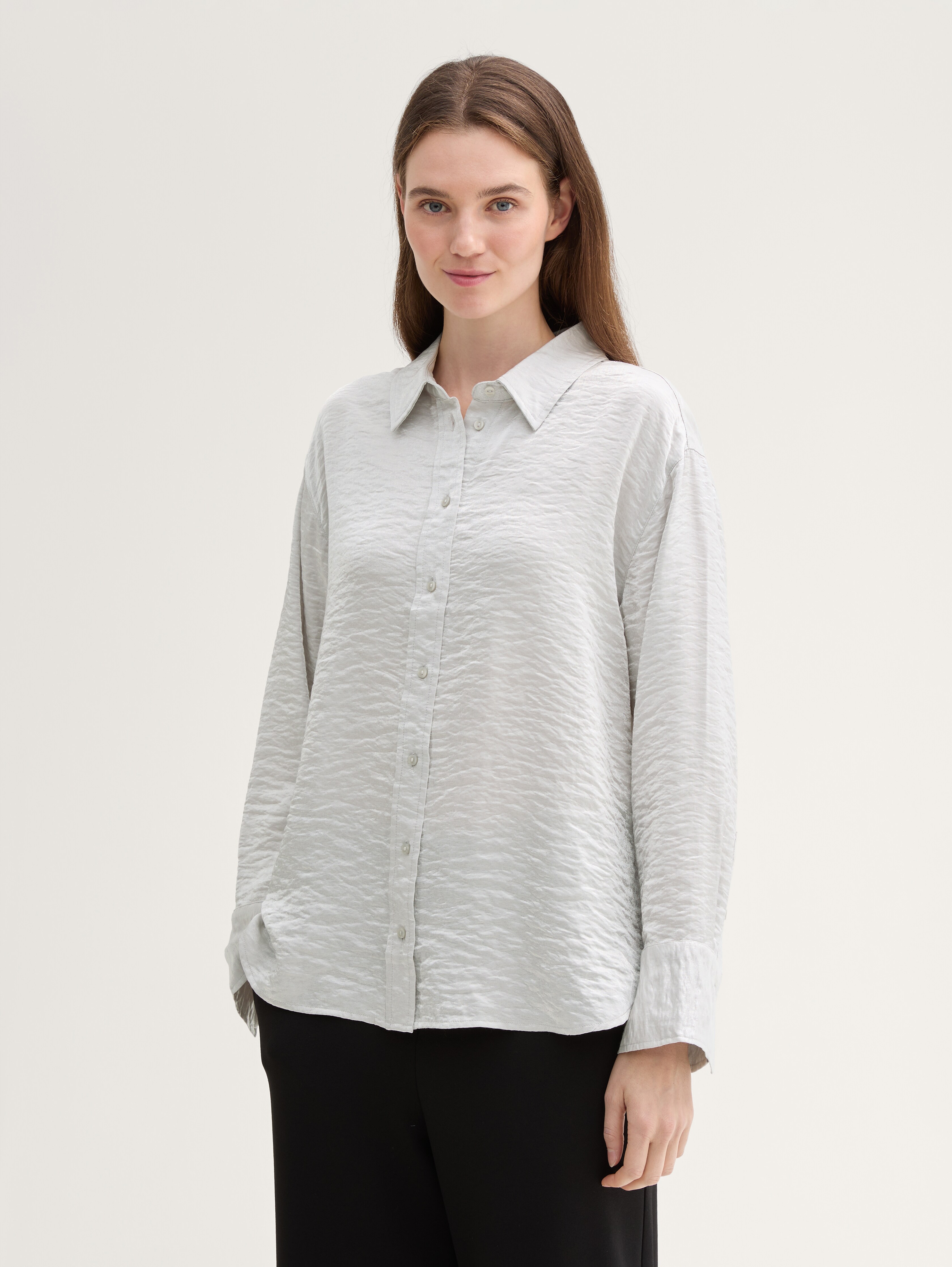 Oversized shirt blouse by Tom Tailor