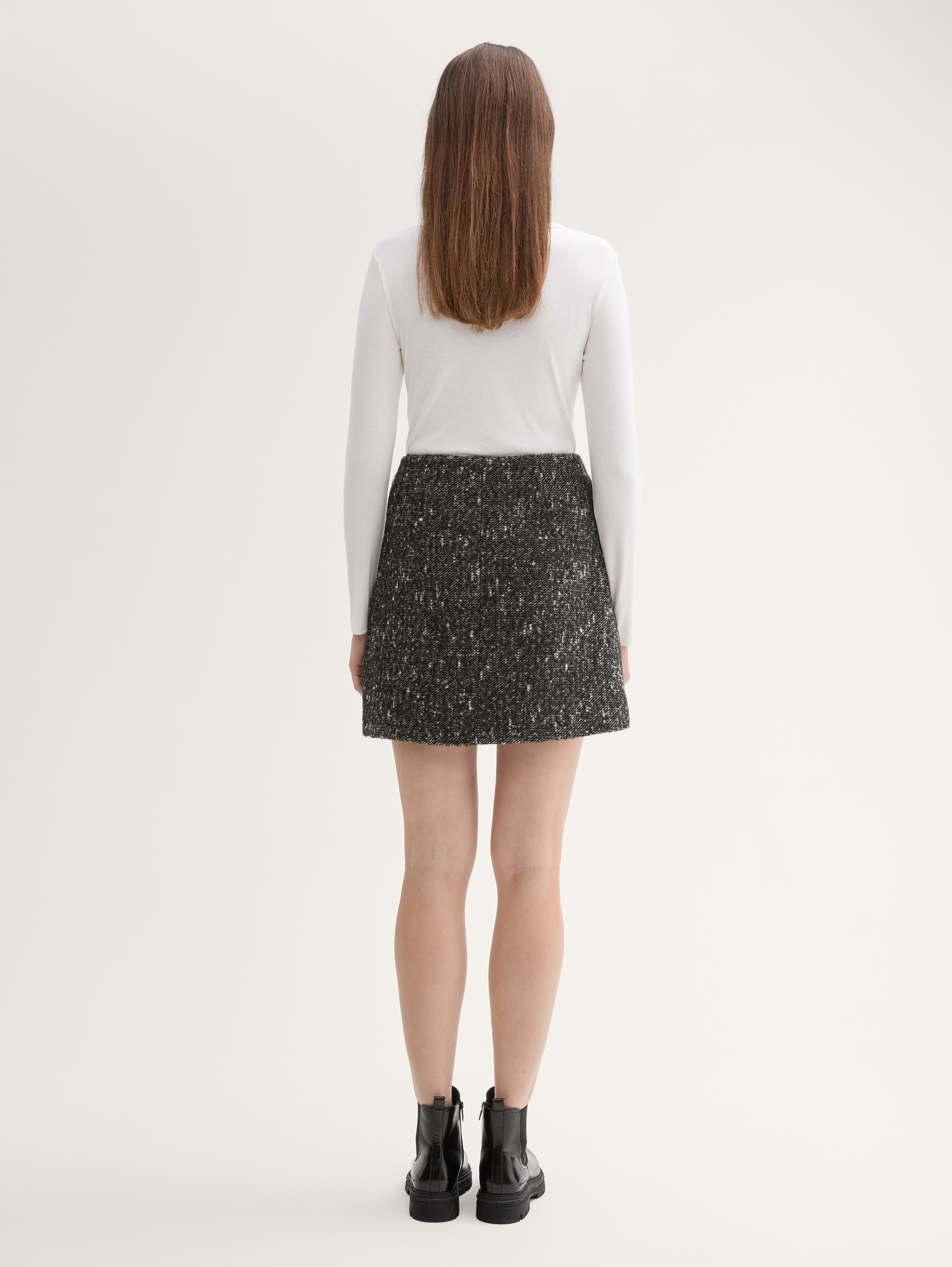Bouclé mini skirt by Tom Tailor