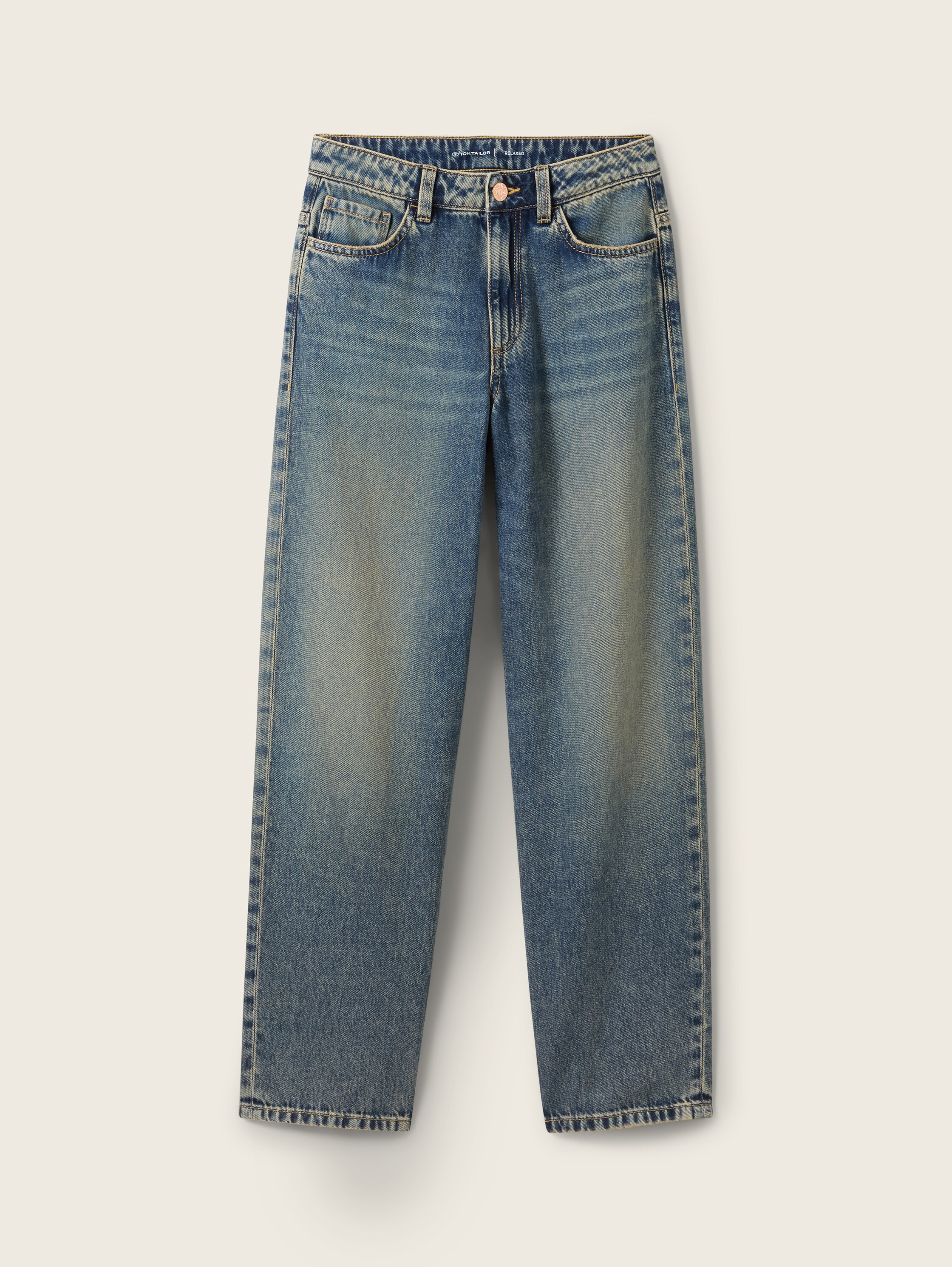 Lockere Skater Jeans mit recycelter Baumwolle - 1