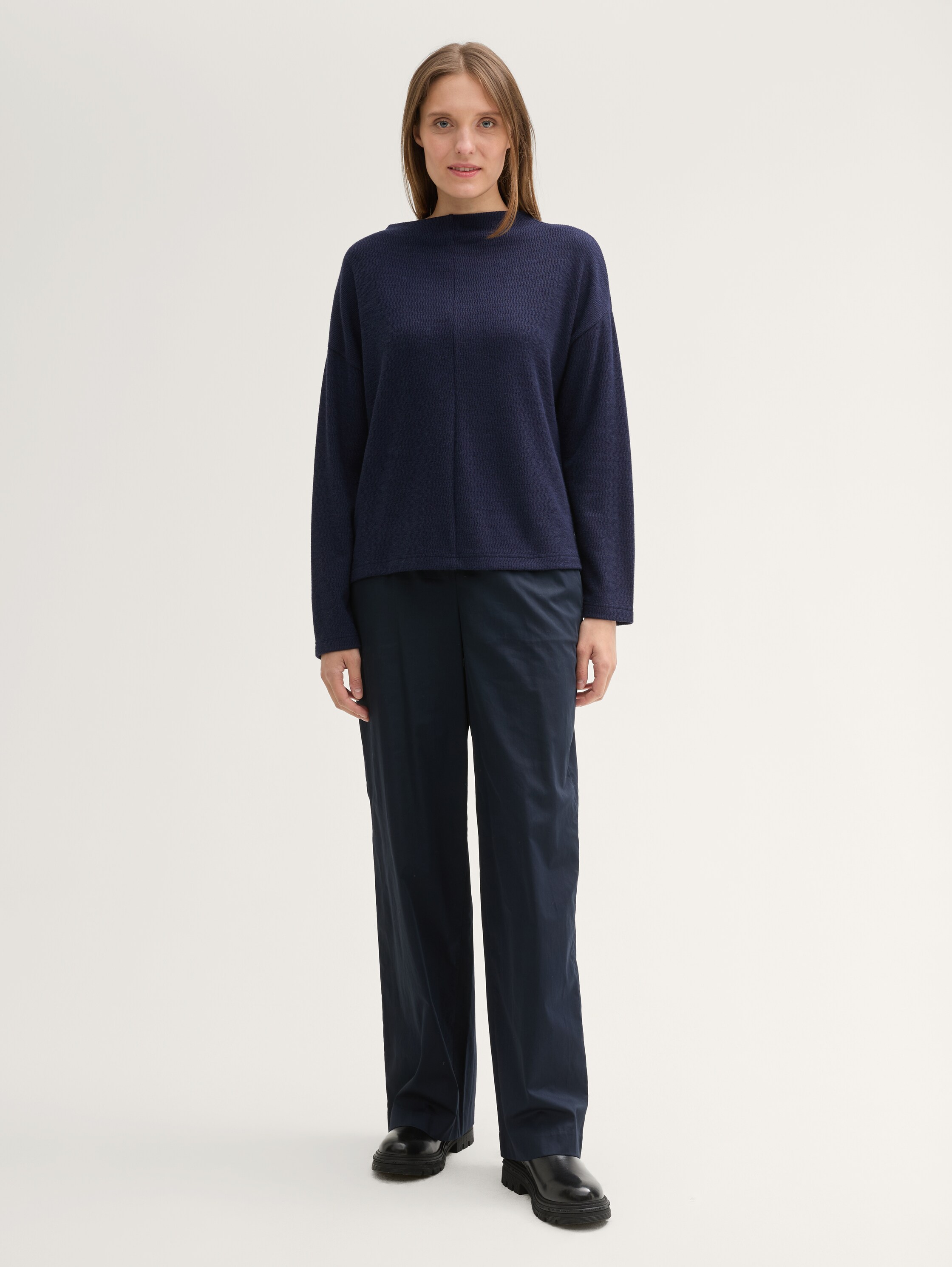 Sweatshirt mit Struktur - 1