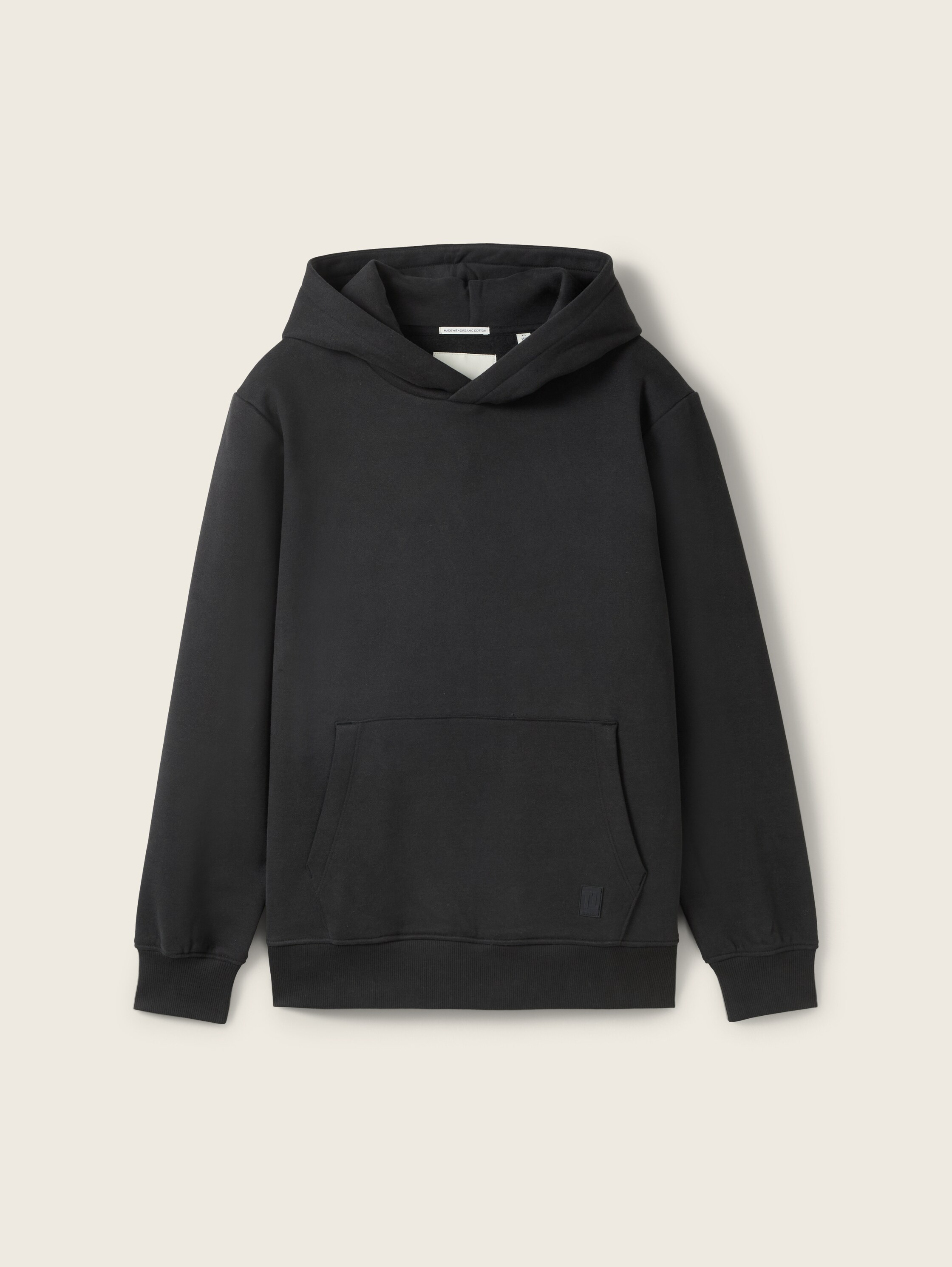 Hoodie Sweatshirt mit Bio-Baumwolle - heavy_black - 