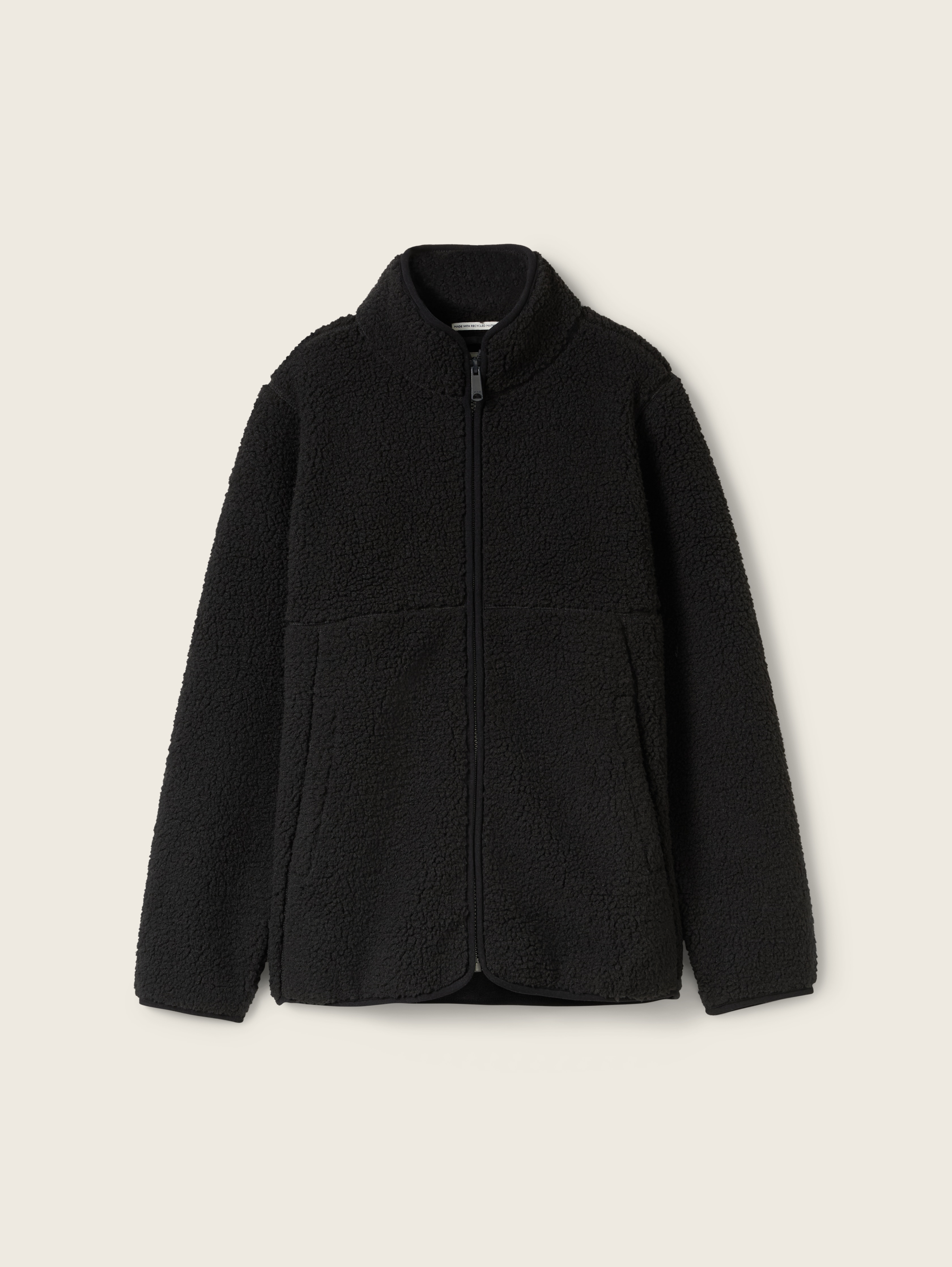 Teddy jacket with stand-up collar by Tom Tailor