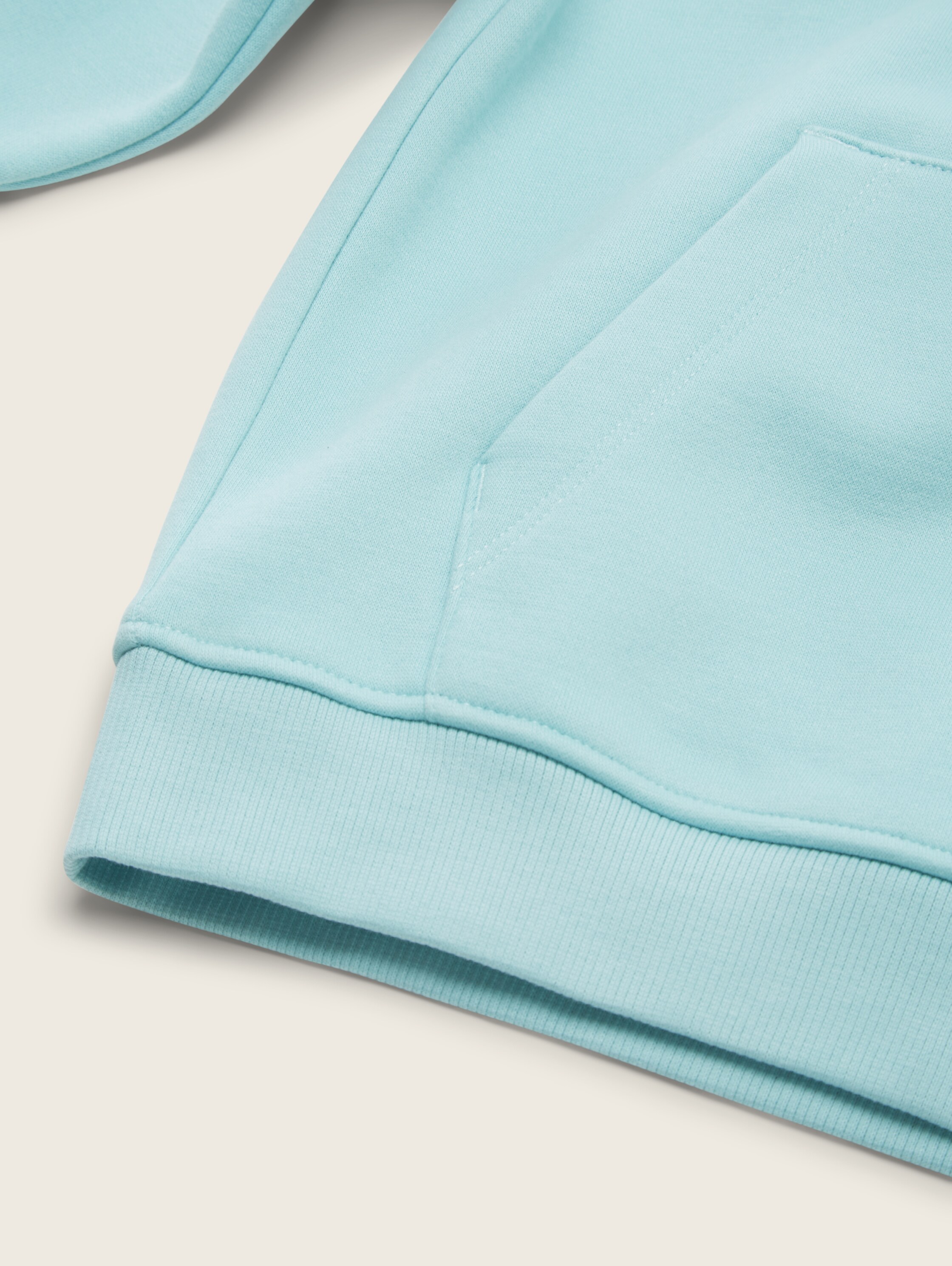 Oversize Hoodie Sweatshirt mit Bio-Baumwolle - light_horizon_blue - 