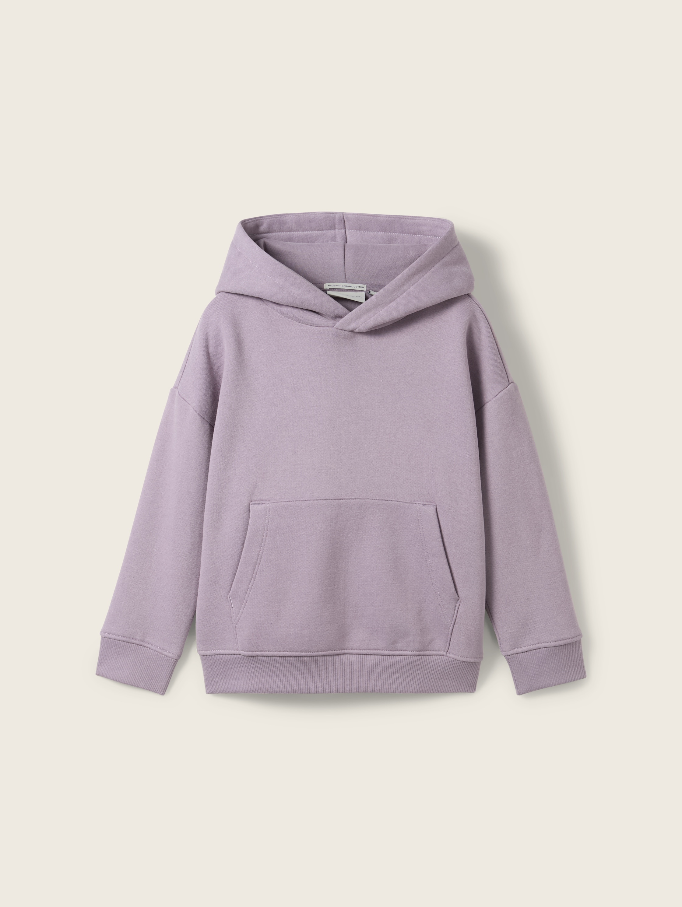 Oversize Hoodie Sweatshirt mit Bio-Baumwolle - smoked_purple - 