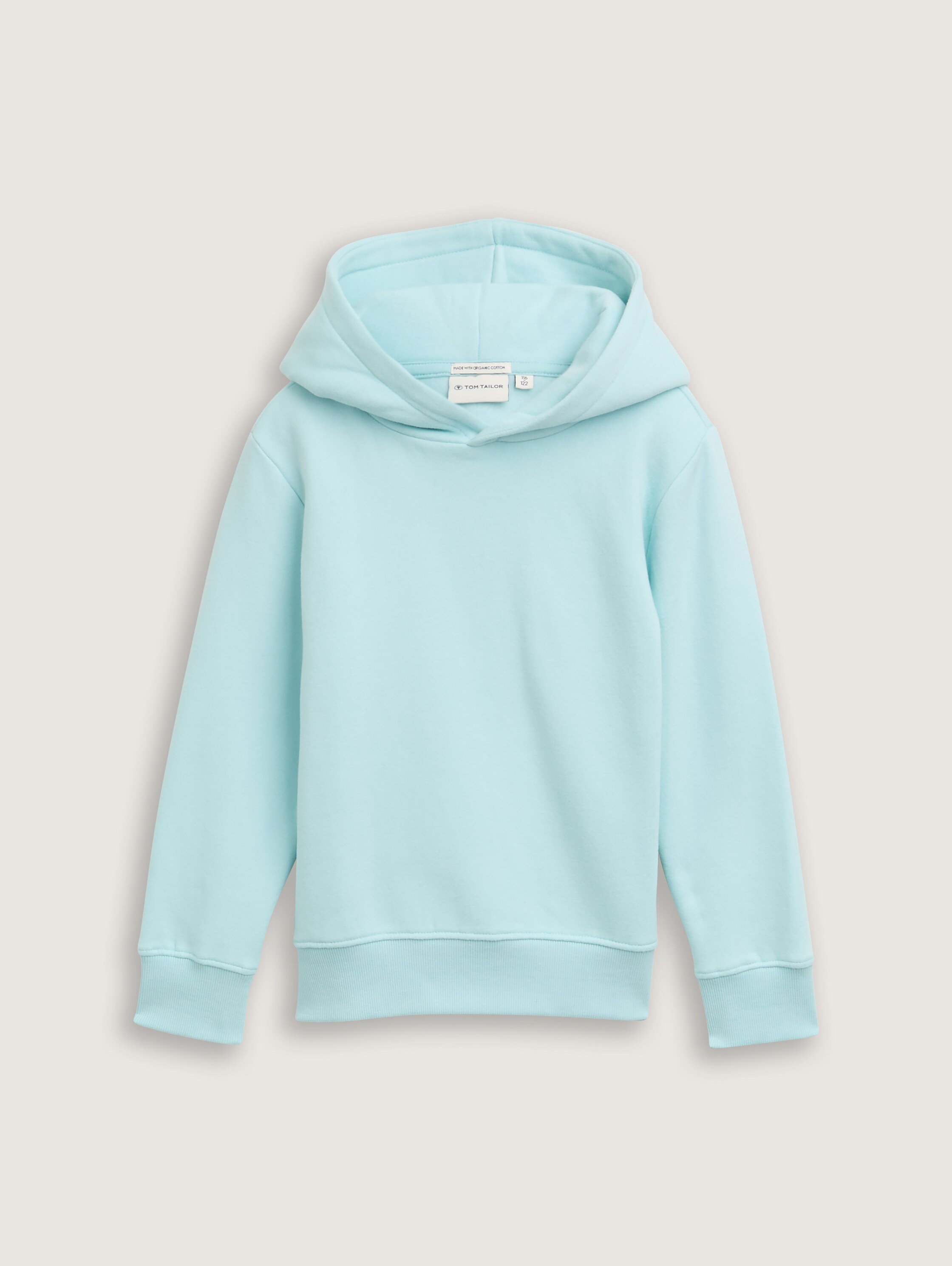 Oversize Hoodie Sweatshirt mit Rückenprint - light_horizon_blue - 
