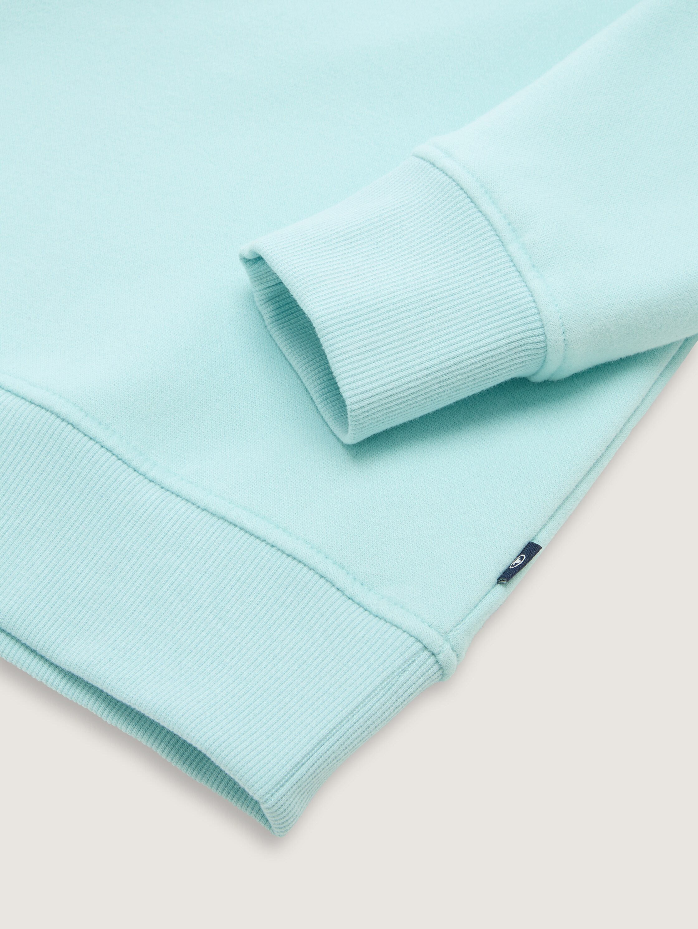 Oversize Hoodie Sweatshirt mit Rückenprint - light_horizon_blue - 