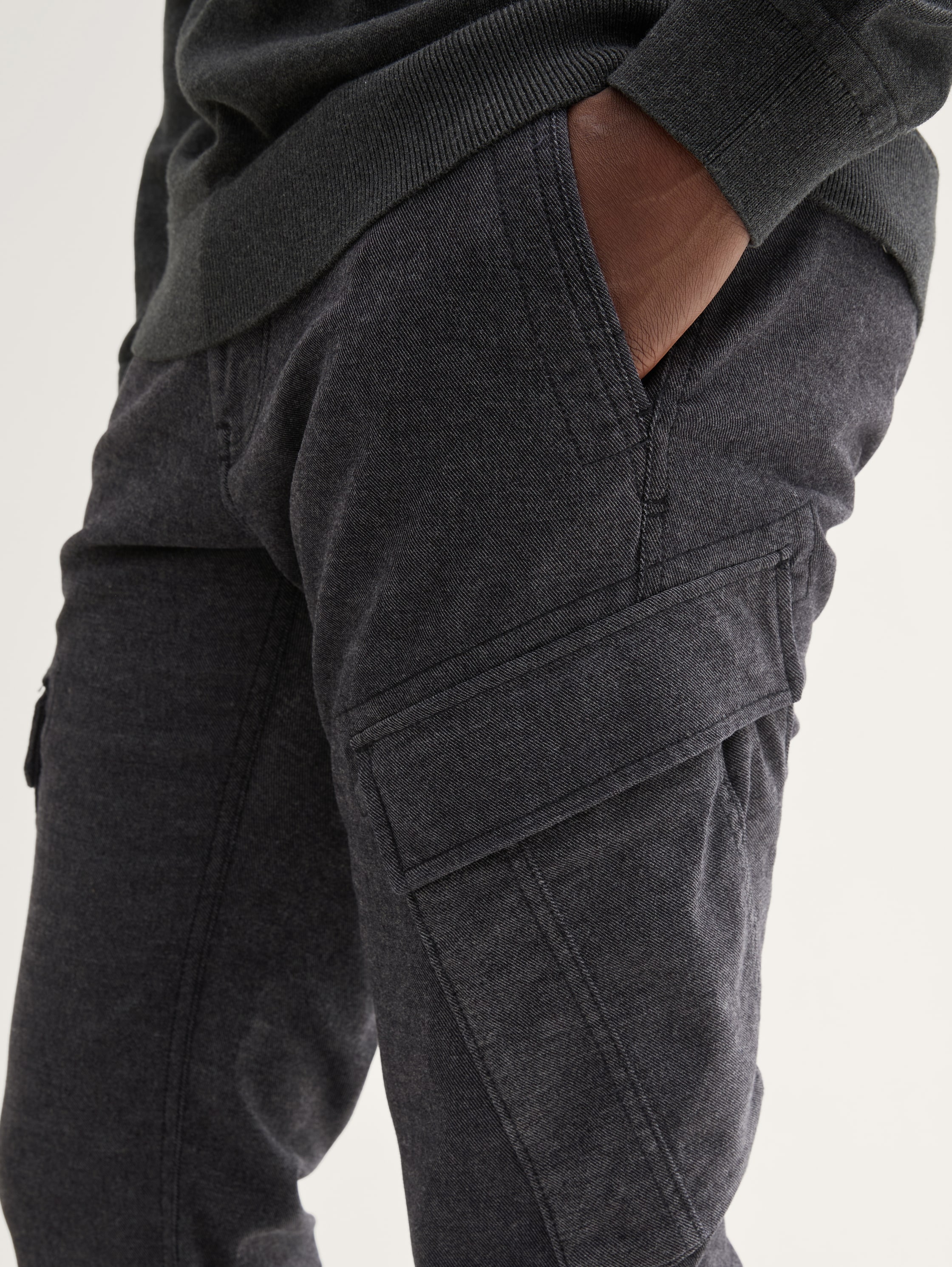Thermolite® Tapered Cargo Hose - black_grey_twill - 