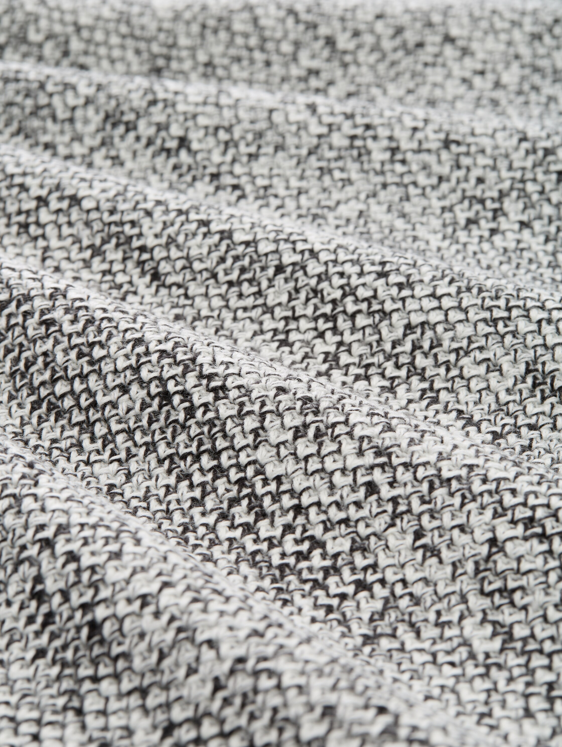 Regular Fit Strickpullover - white_black_structure_mix - 