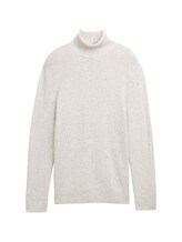 Selected, Turtleneck jumper in cotton by Tom Tailor, white