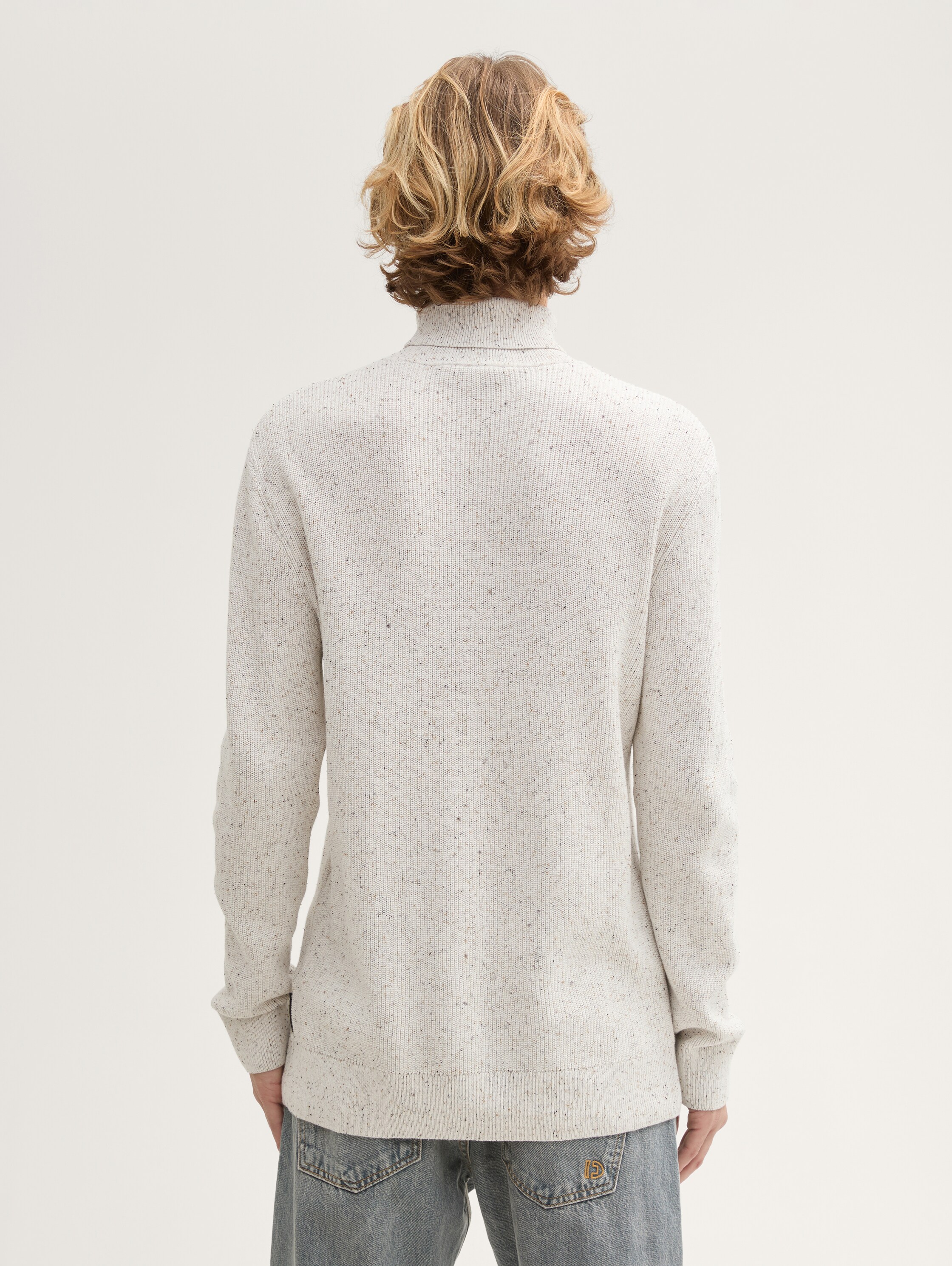 Rollkragenpullover aus Baumwolle - 3