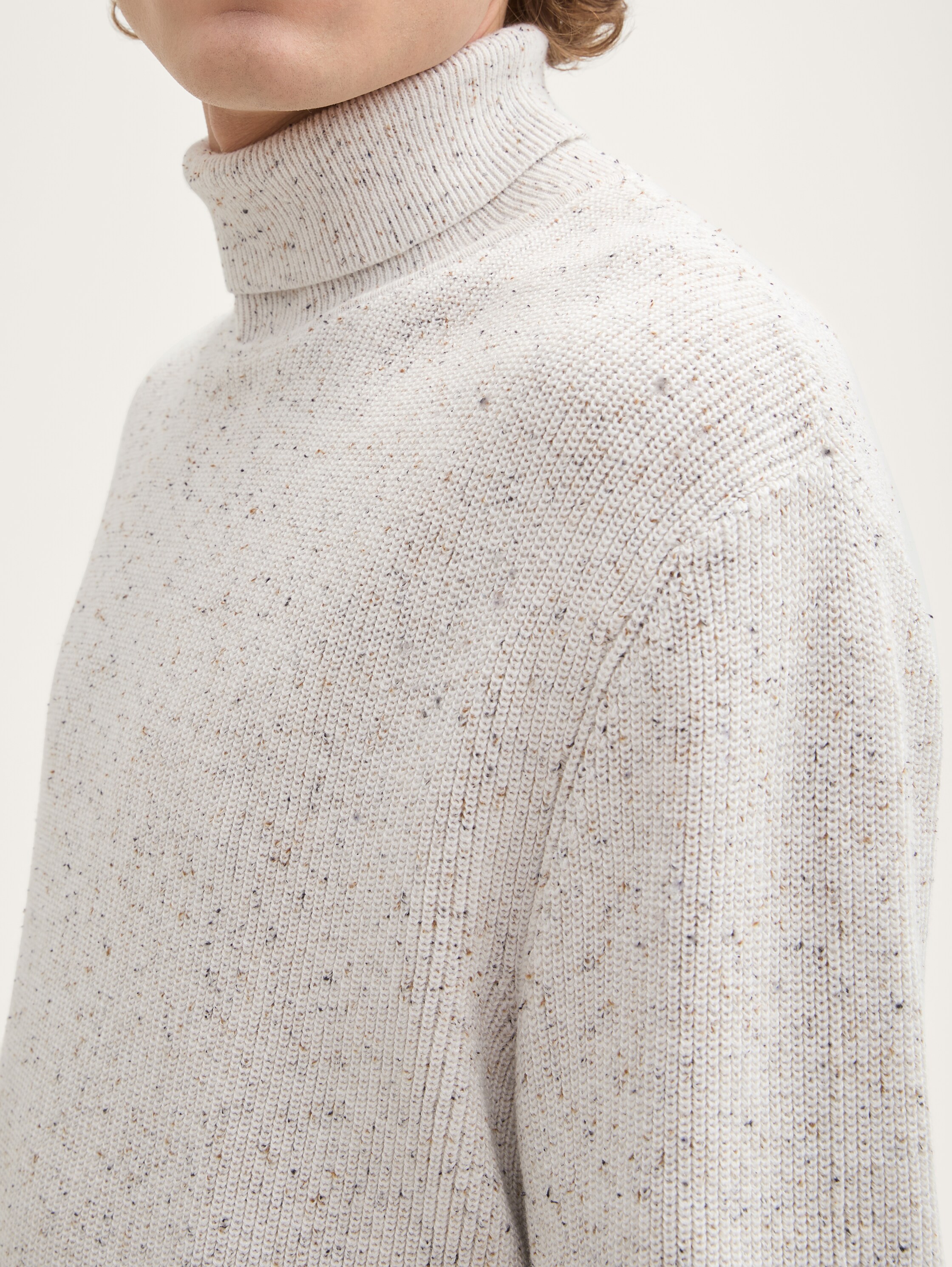 Rollkragenpullover aus Baumwolle - 5