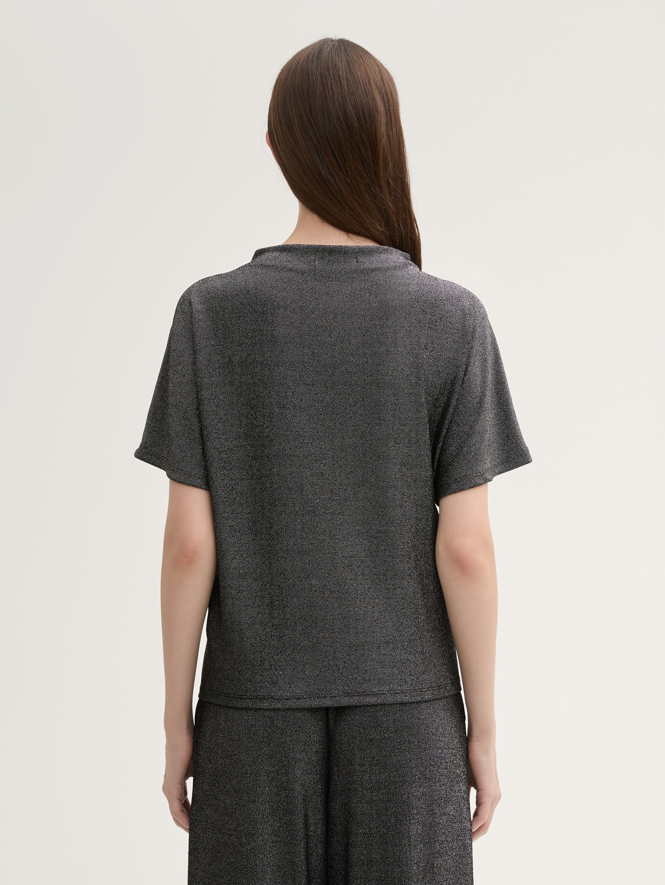 T-Shirt mit Fledermausärmeln - 3
