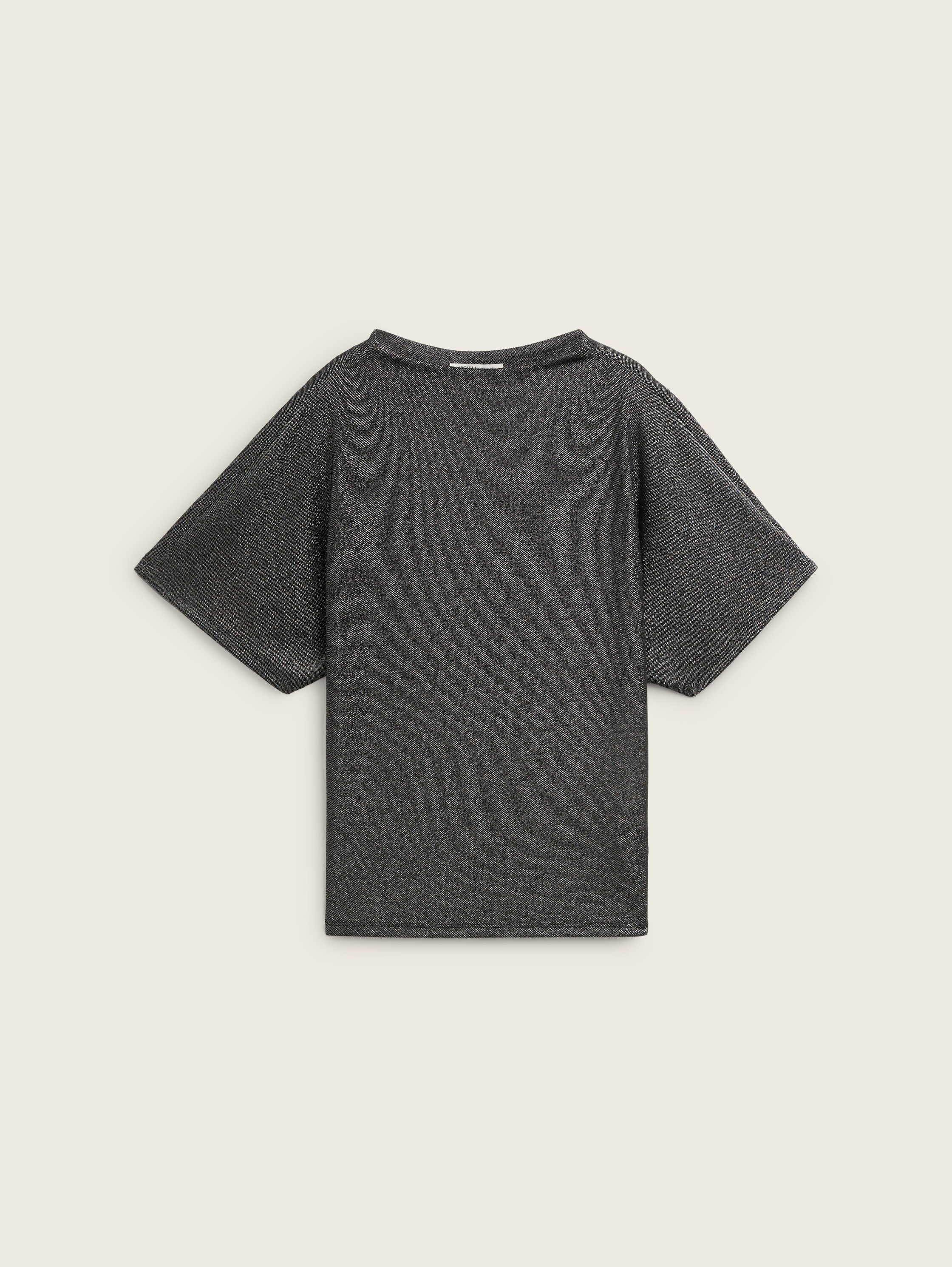 T-Shirt mit Fledermausärmeln - 4