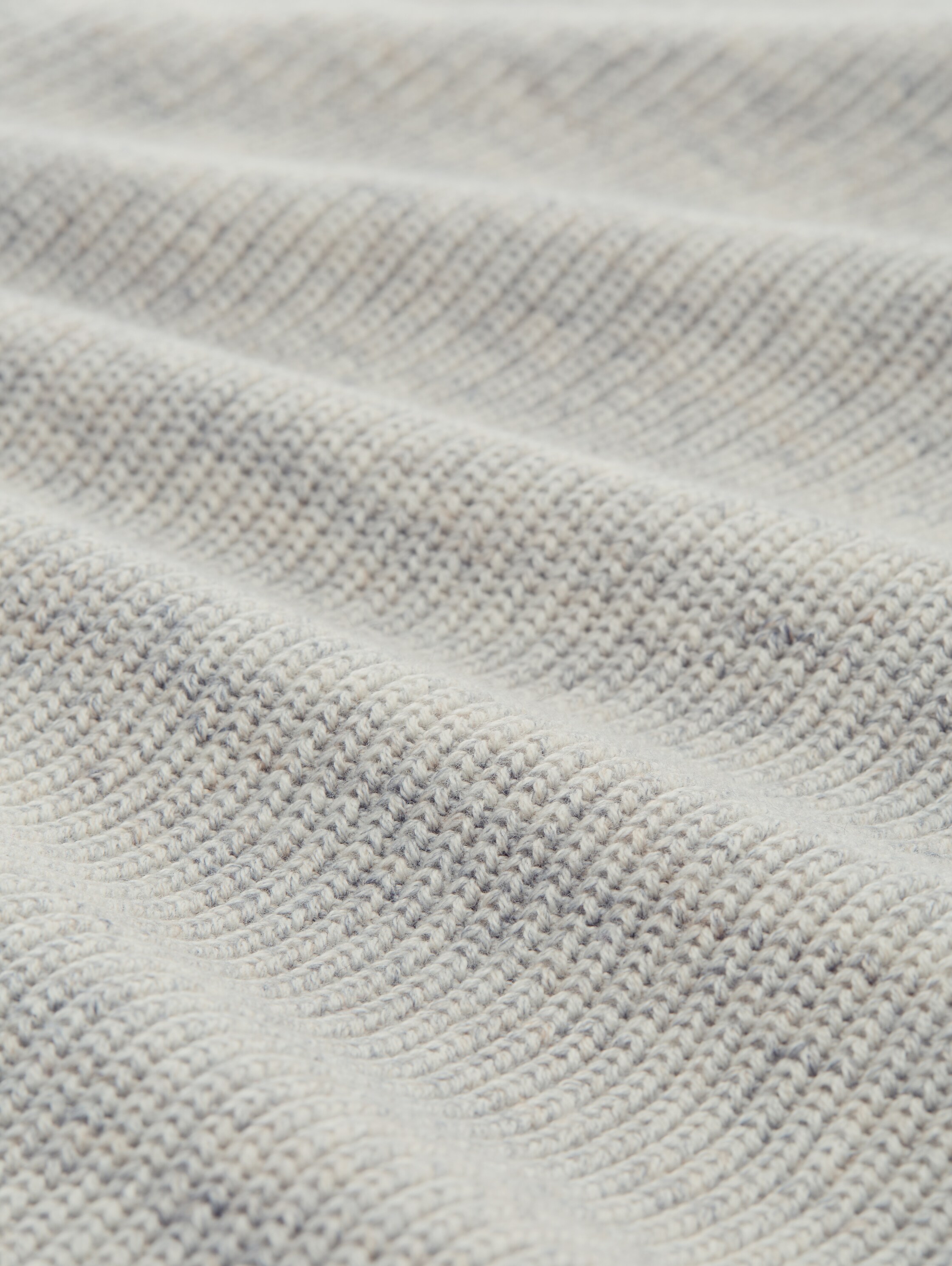 Troyer Pullover mit Wollanteil - offwhite_spacedye - 